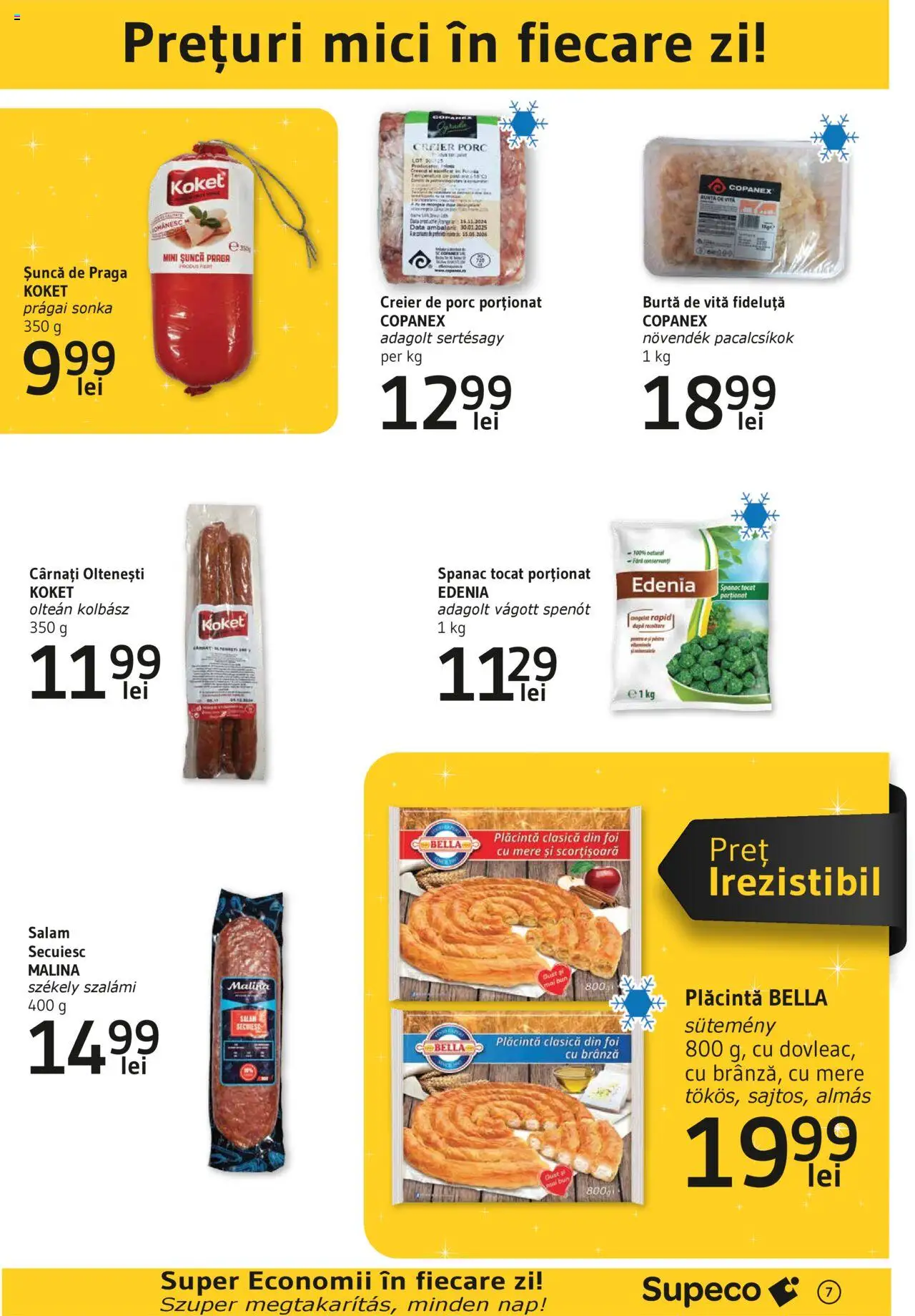 Catalog Supeco 20 Februarie - 5 Martie 2025 | Pagina 7 | Produse: Brânză, Șuncă, Mere, Cârnați