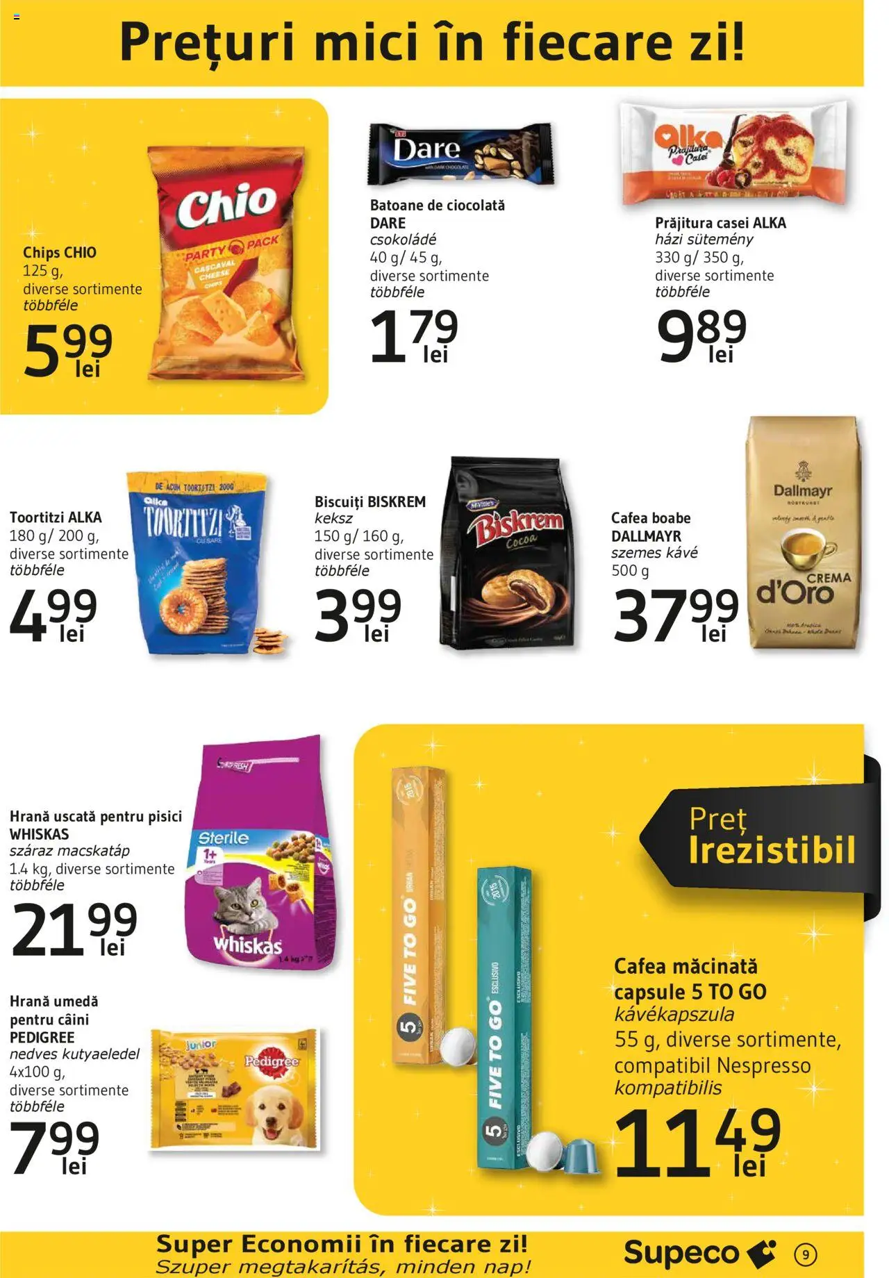 Catalog Supeco 20 Februarie - 5 Martie 2025 | Pagina 9 | Produse: Prăjitură, Ciocolată, Biscuiți, Sare
