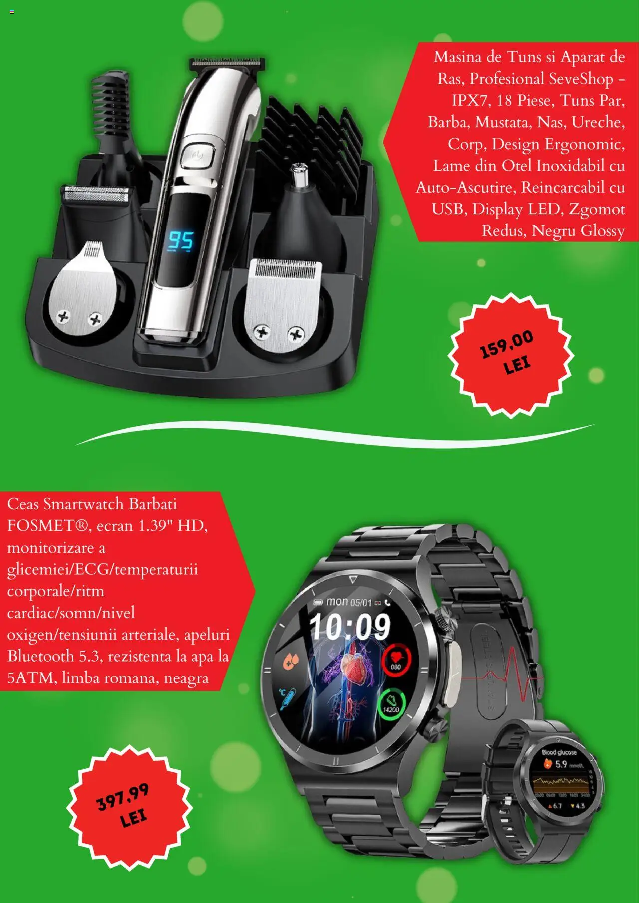 Catalog eMag 18 Februarie - 3 Martie 2025 | Pagina 6 | Produse: Ceas, Smartwatch, Apă, Mașină de tuns