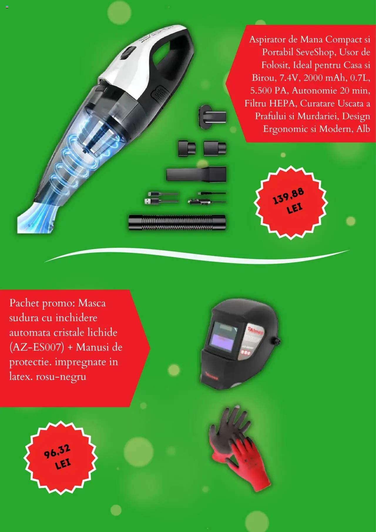 Catalog eMag 18 Februarie - 3 Martie 2025 | Pagina 8 | Produse: Mănuși, Aspirator