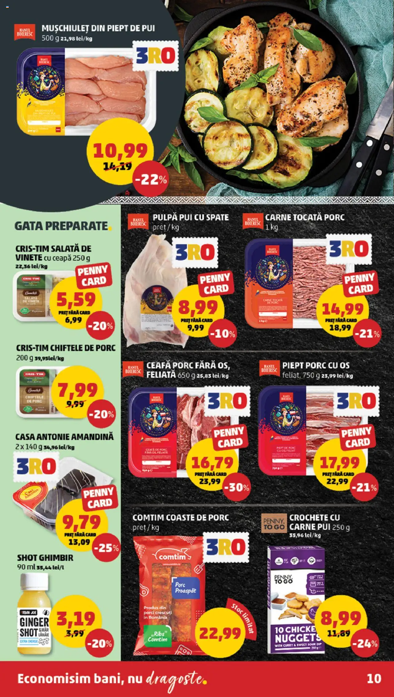 Catalog PENNY Market 19 - 25 Februarie 2025 | Pagina 10 | Produse: Amandină, Carne tocată, Salată, Chiftele