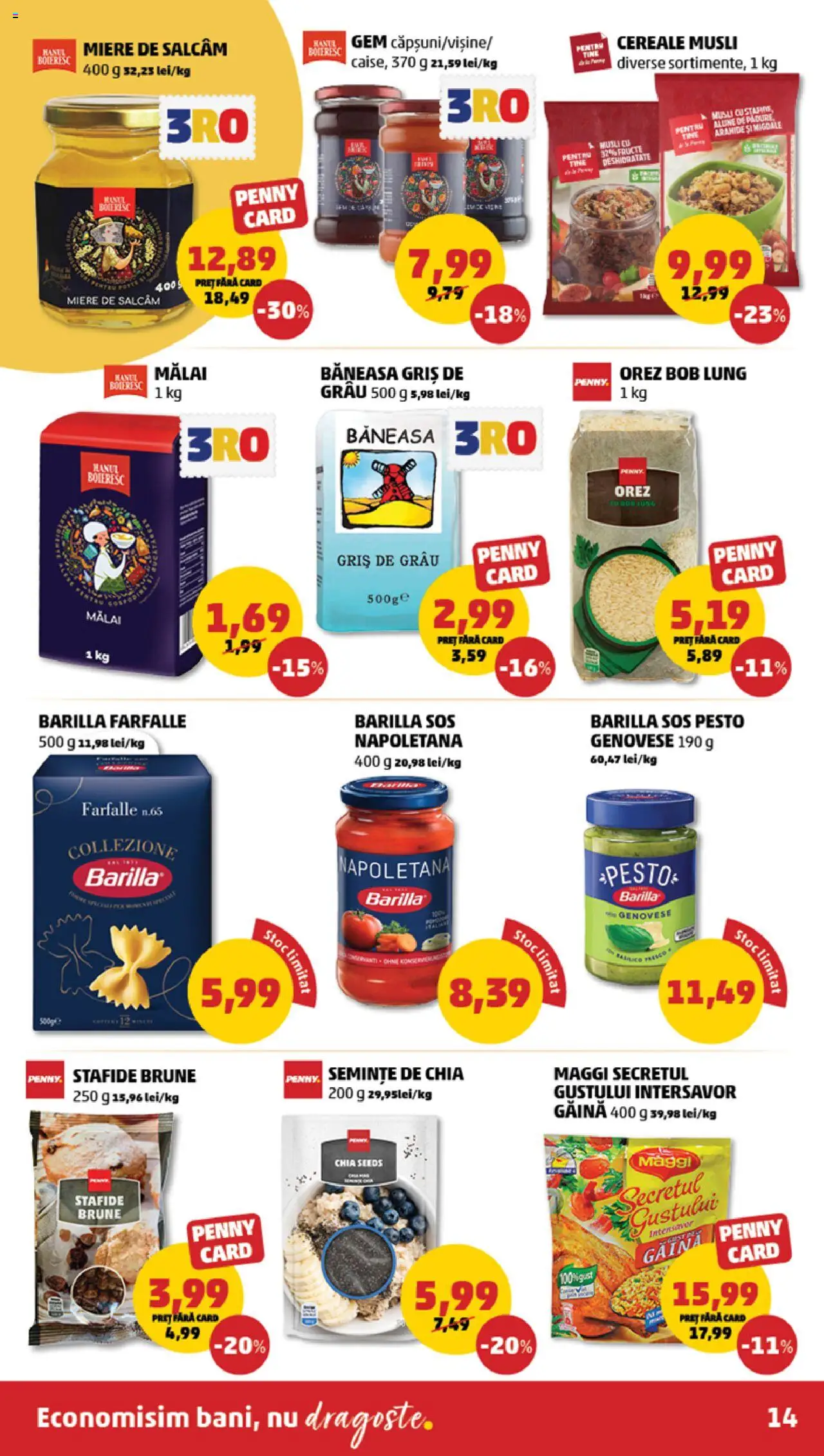 Catalog PENNY Market 19 - 25 Februarie 2025 | Pagina 14 | Produse: Semințe, Migdale, Orez, Mălai