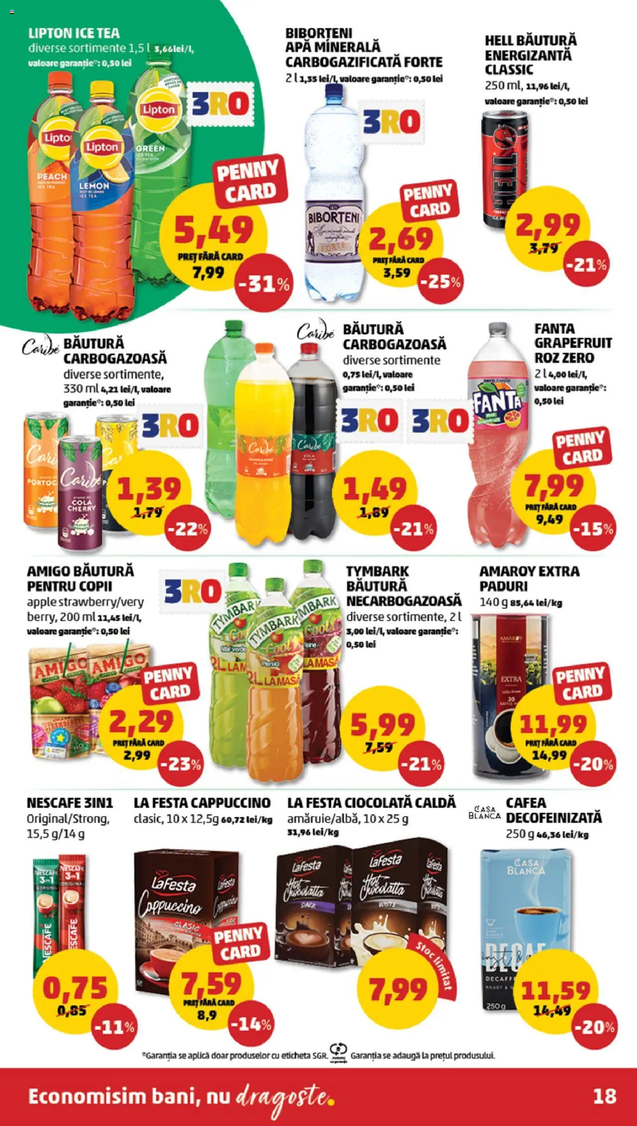 Catalog PENNY Market 19 - 25 Februarie 2025 | Pagina 18 | Produse: Masă, Amerikan servis, Cafea, Ice tea