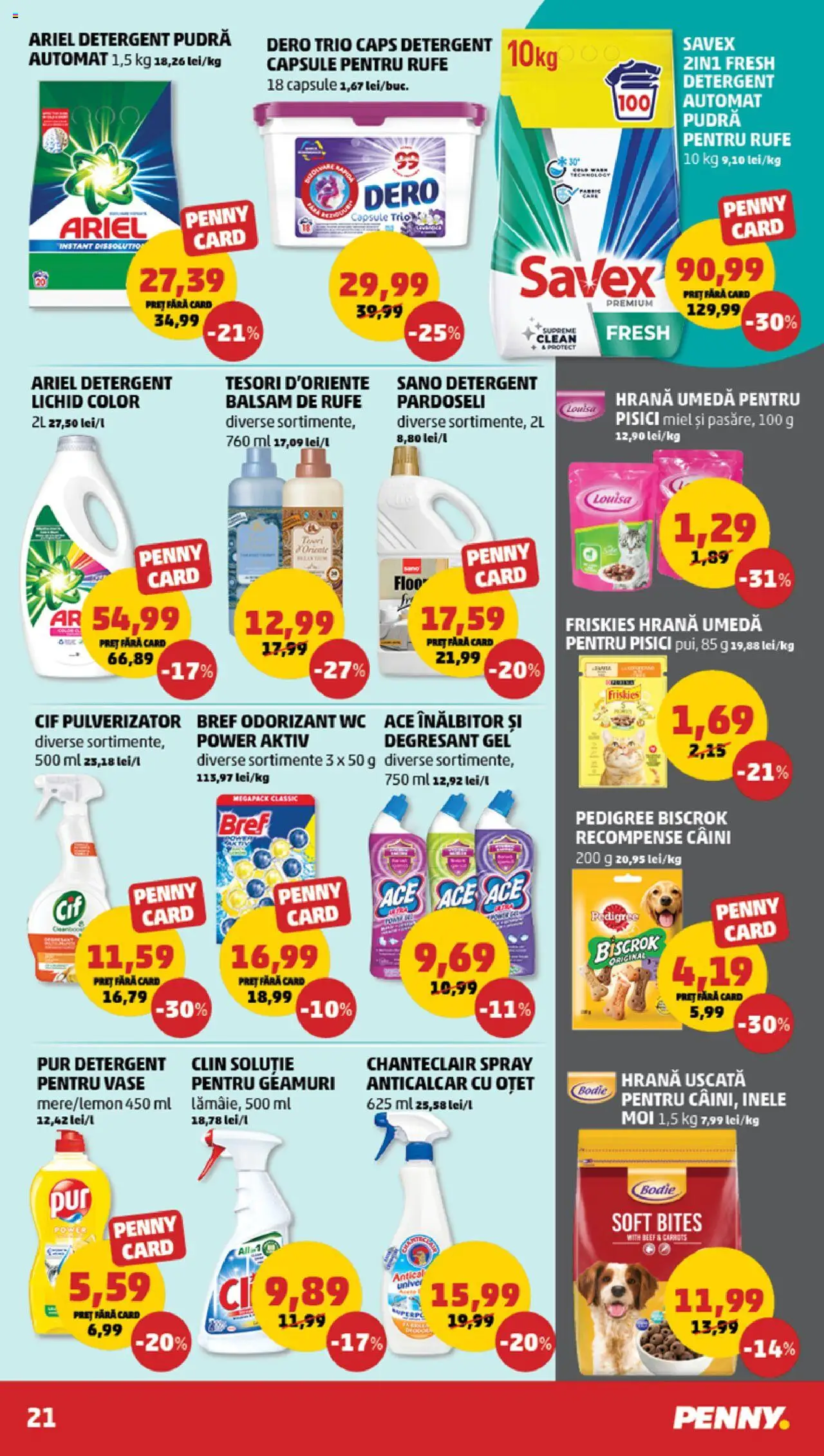 Catalog PENNY Market 19 - 25 Februarie 2025 | Pagina 21 | Produse: Kedi Ödül Oyuncakları, Pudră, Oțet, Balsam de rufe