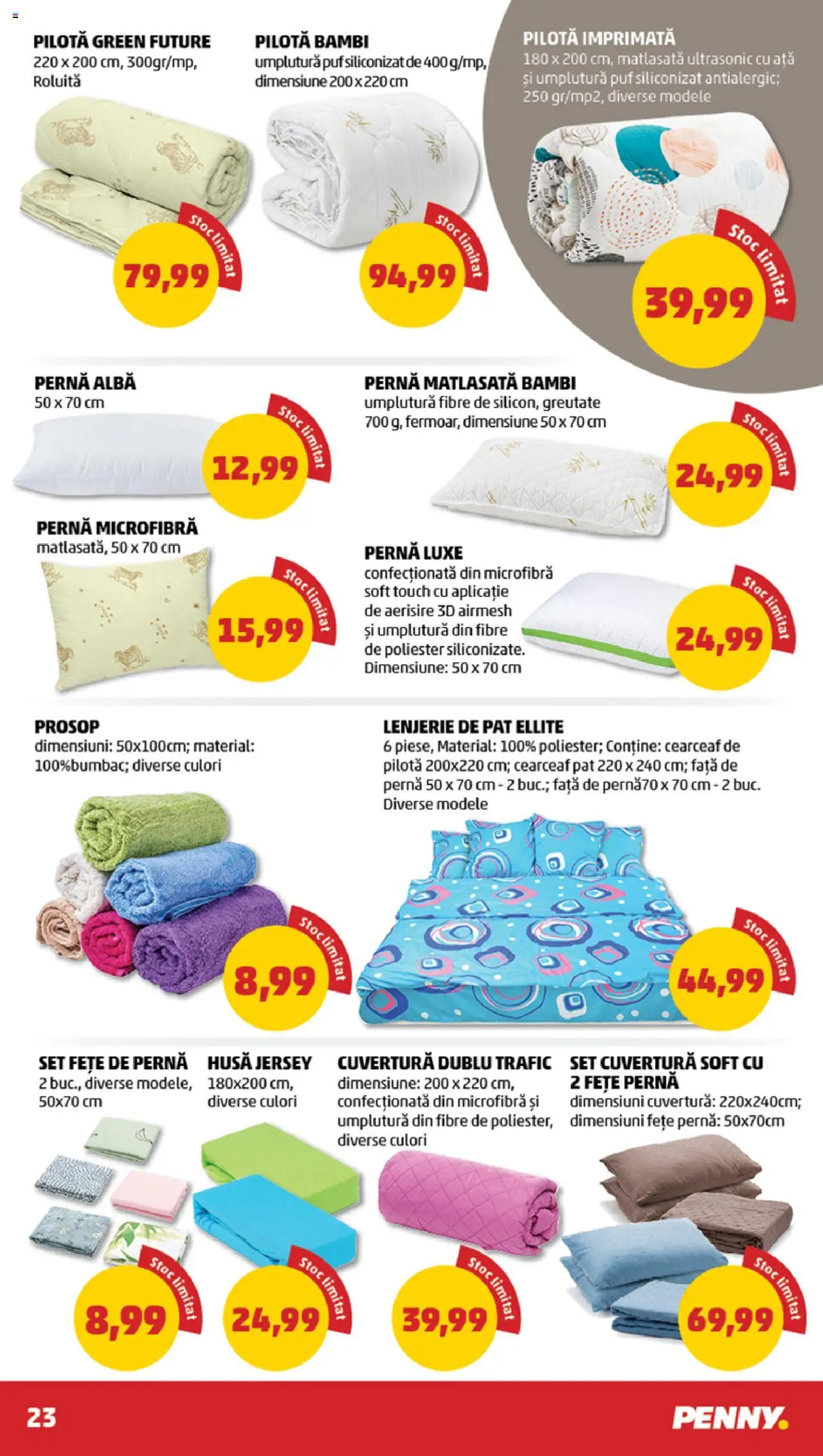Catalog PENNY Market 19 - 25 Februarie 2025 | Pagina 23 | Produse: Pepino, Cuvertură, Pat, Pilotă