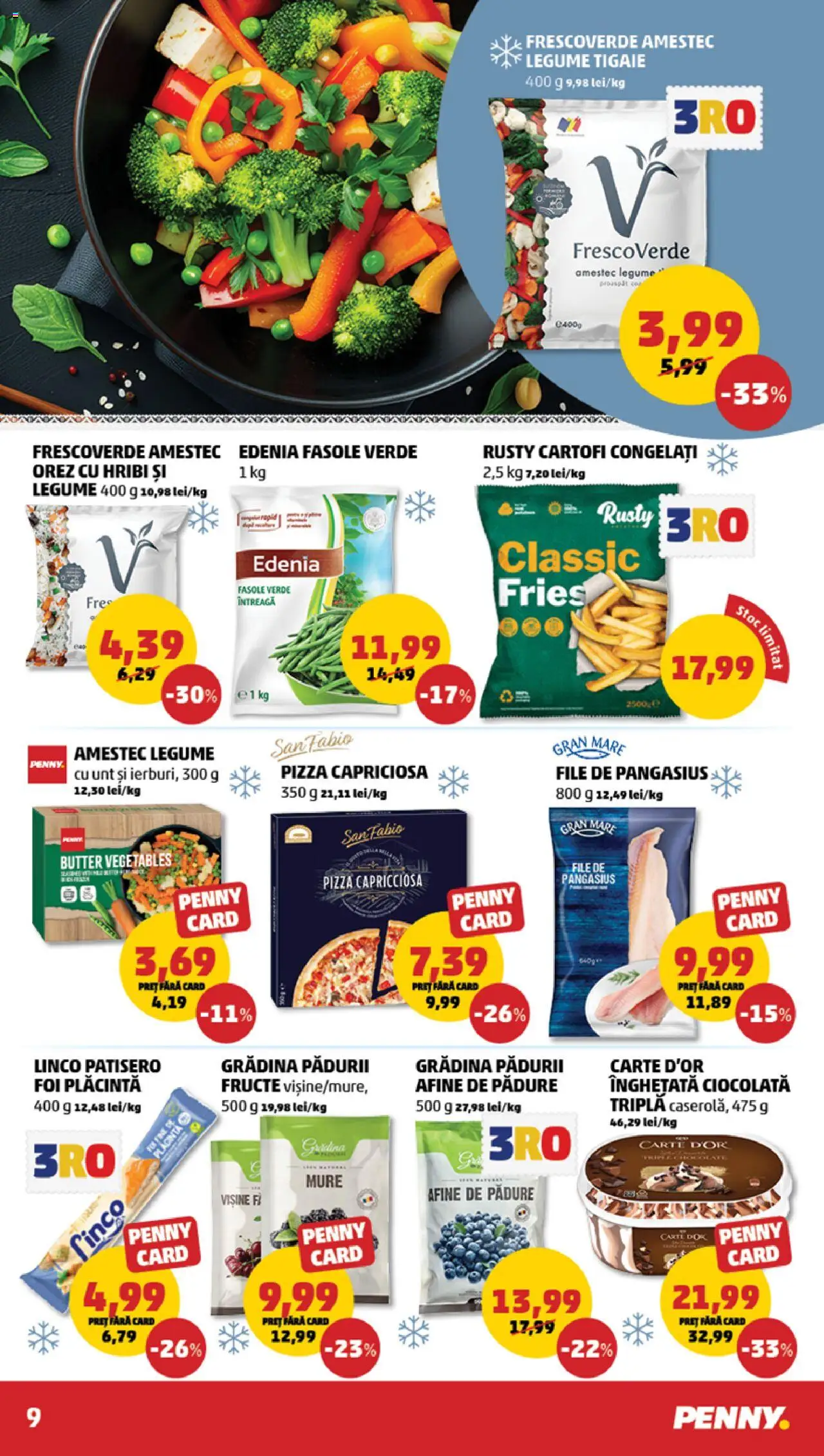 Catalog PENNY Market 19 - 25 Februarie 2025 | Pagina 9 | Produse: Tigaie, Pizza, Fasole verde, Fructe