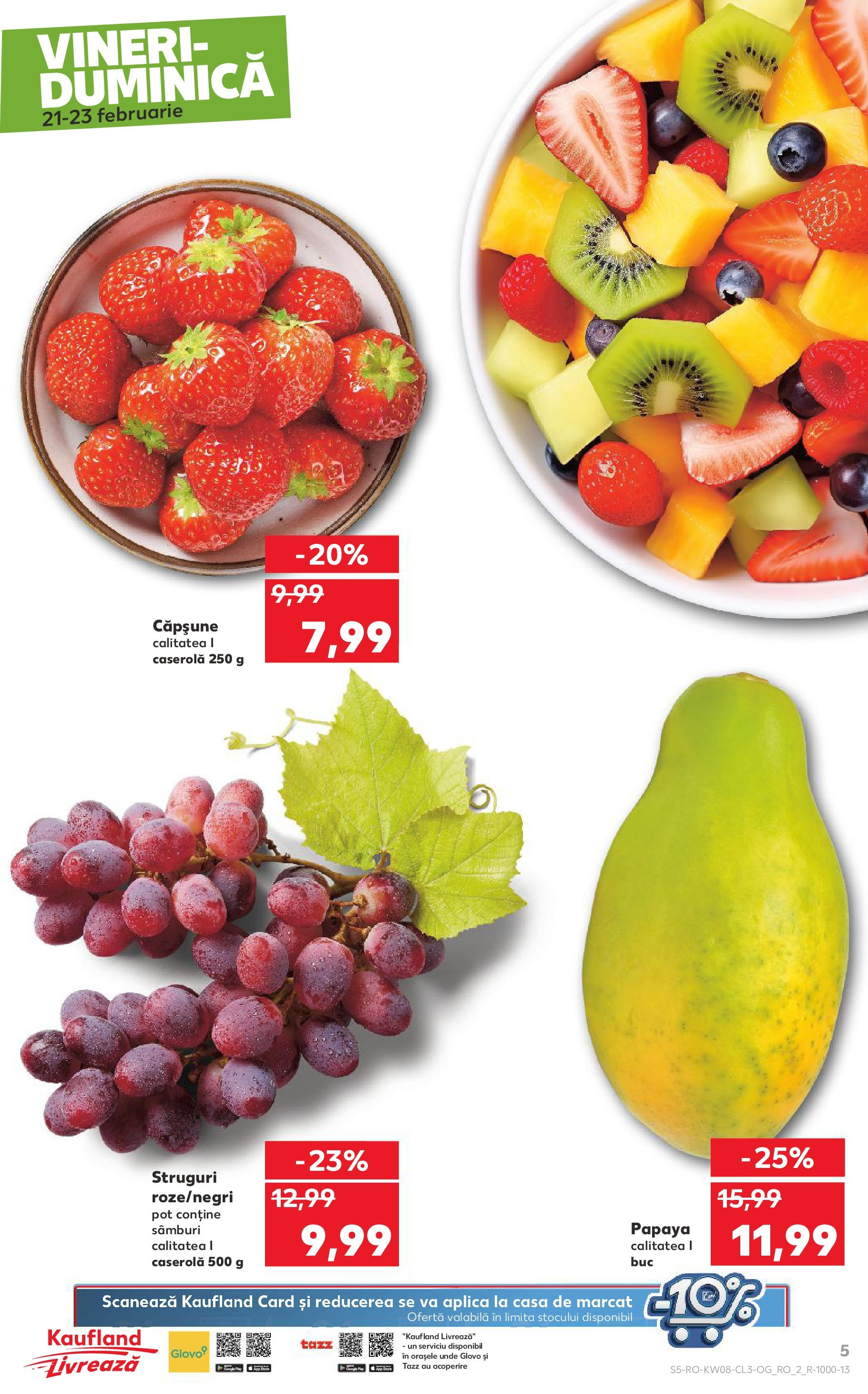 Catalog Kaufland 21 - 23 Februarie 2025 | Pagina 5 | Produse: Struguri, Boncuklu Oyuncakları