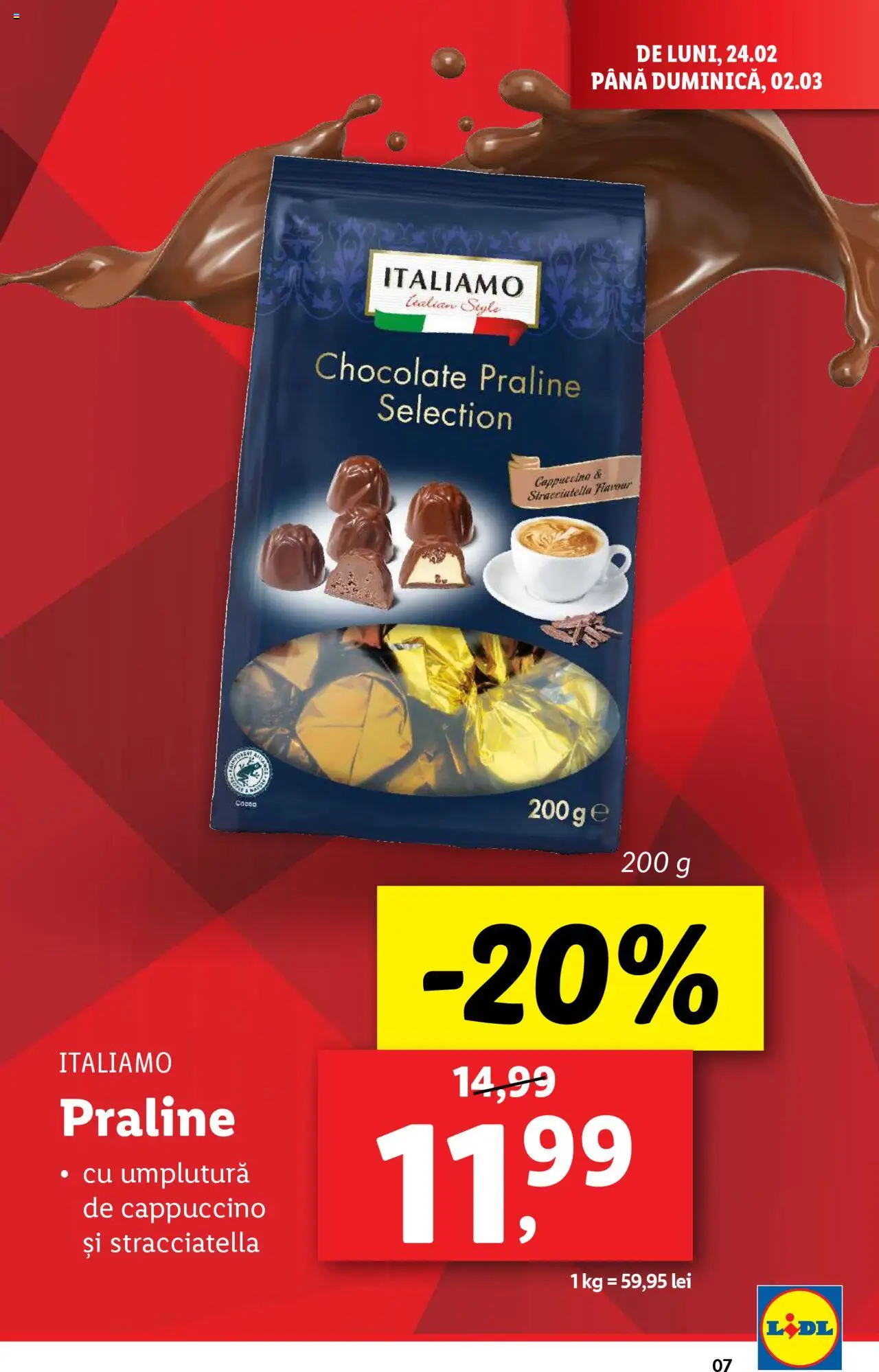 Catalog LIDL 24 Februarie - 2 Martie 2025 | Pagina 7 | Produse: Delgeç, Praline, Kanca