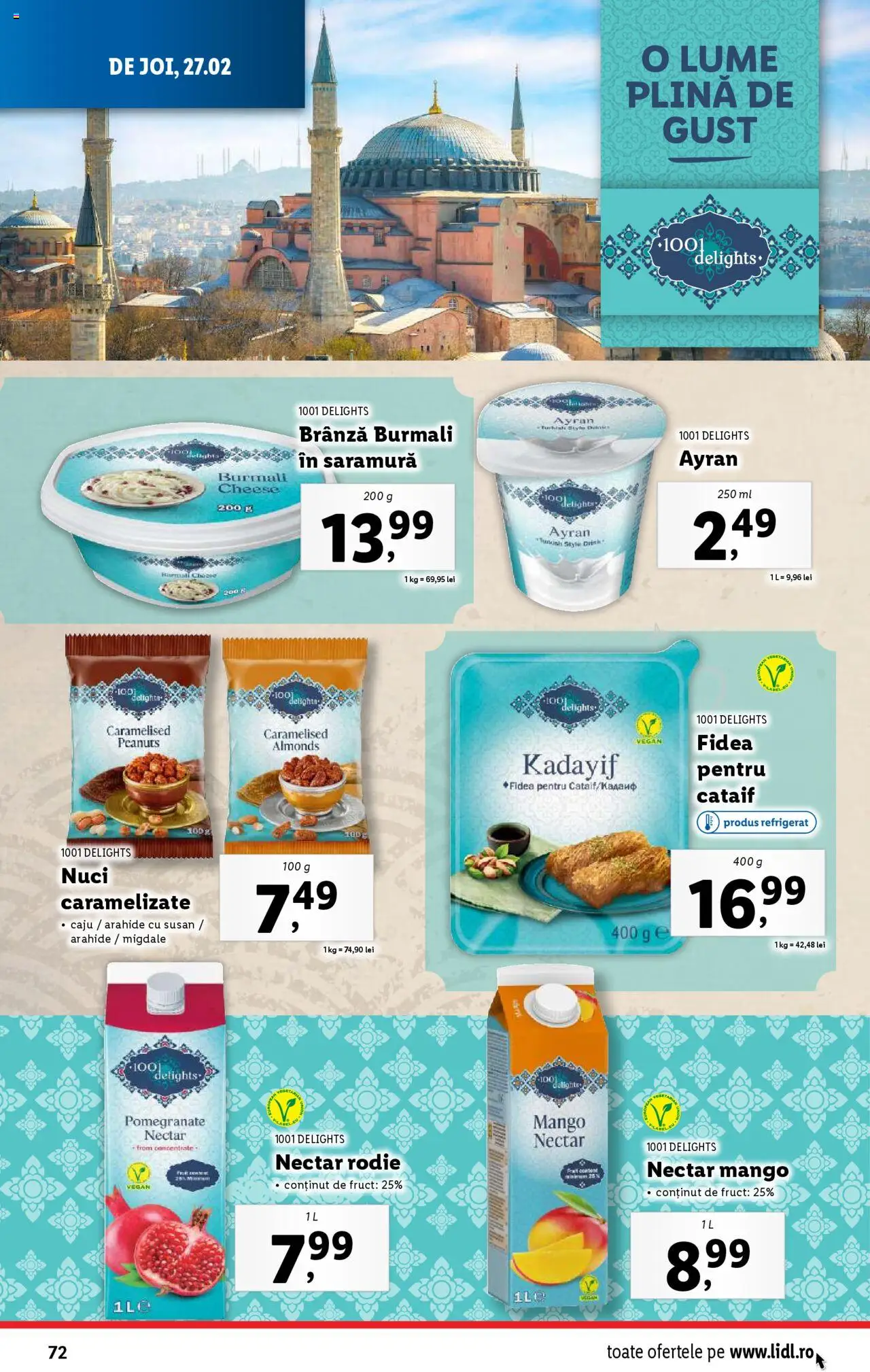 Catalog LIDL 24 Februarie - 2 Martie 2025 | Pagina 72 | Produse: Delgeç, Arahide, Migdale, Nuci