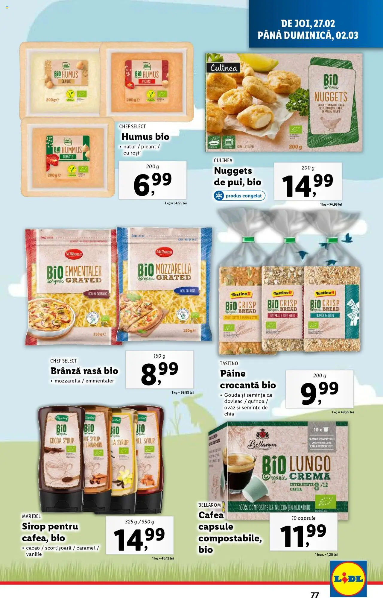 Catalog LIDL 24 Februarie - 2 Martie 2025 | Pagina 77 | Produse: Şerit ödül, Dovleac, Cafea, Cacao