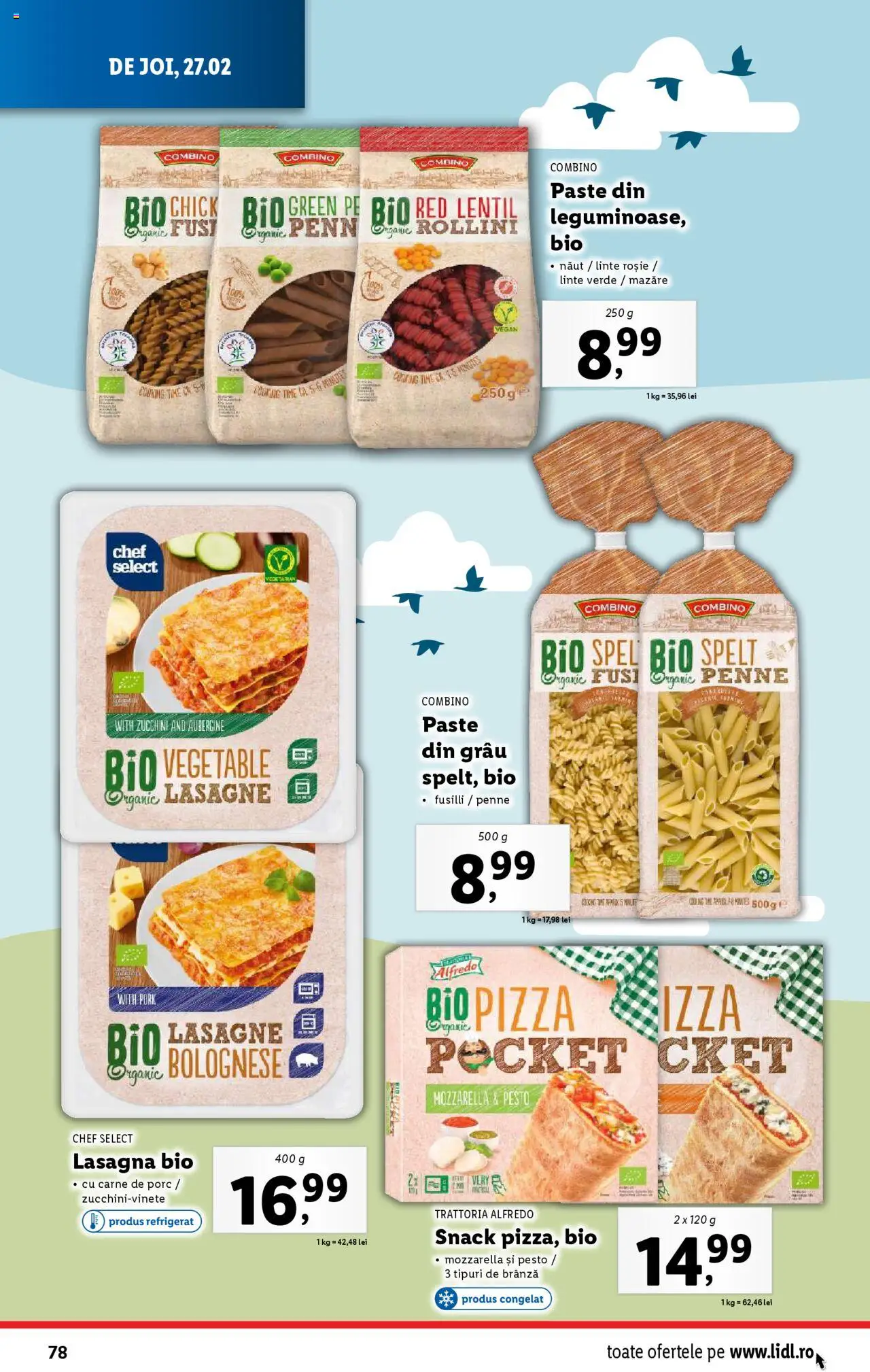 Catalog LIDL 24 Februarie - 2 Martie 2025 | Pagina 78 | Produse: Lasagna, Mozzarella, Carne De Porc, Paste