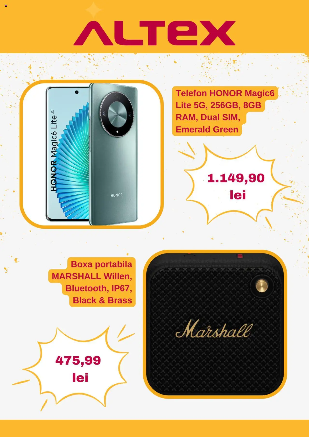 Catalog Altex 20 - 26 Februarie 2025 | Pagina 2 | Produse: Telefon, Boxă portabilă
