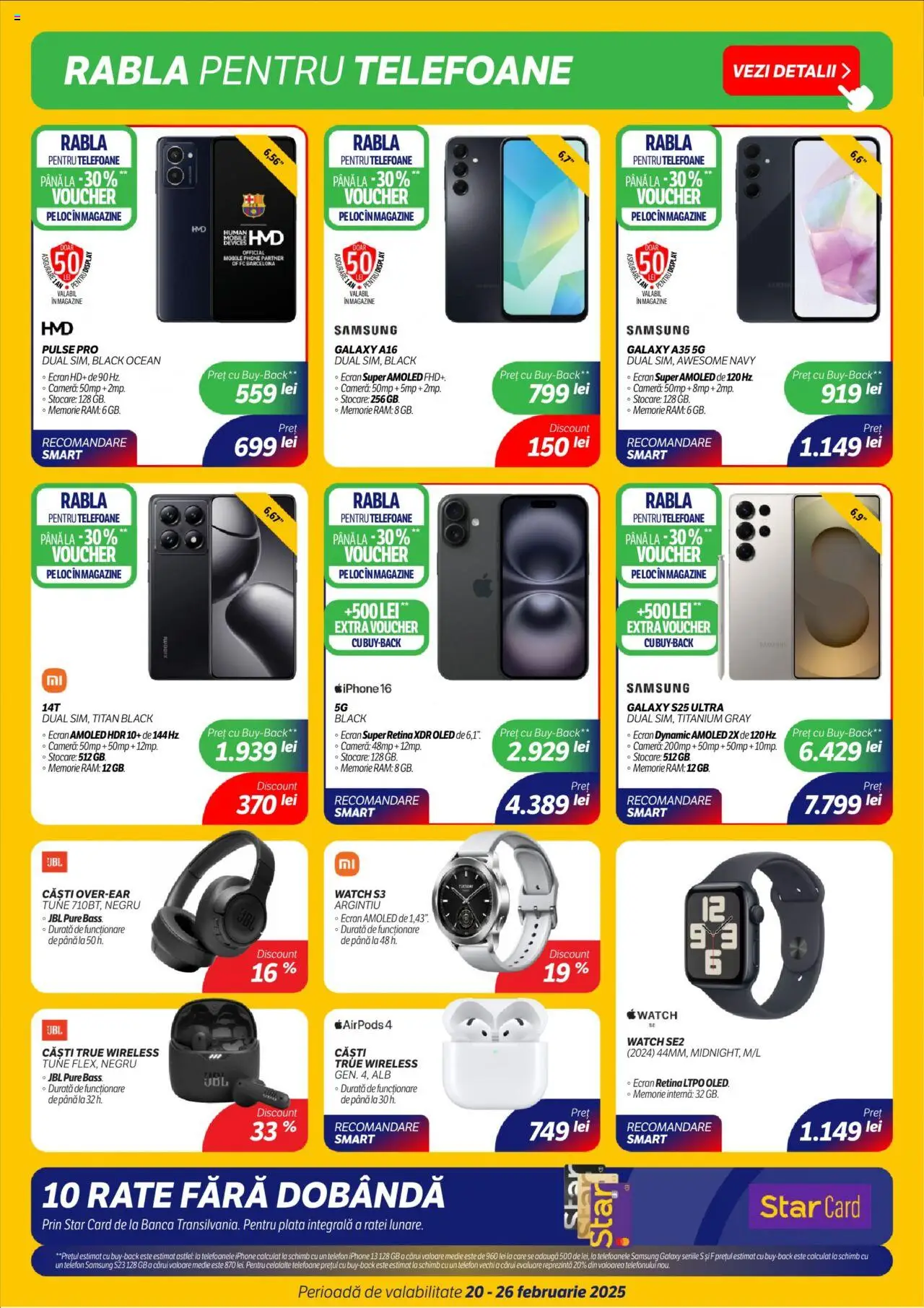 Catalog Flanco 20 - 26 Februarie 2025 | Pagina 2 | Produse: Telefon, Memorie, Căști, Cameră