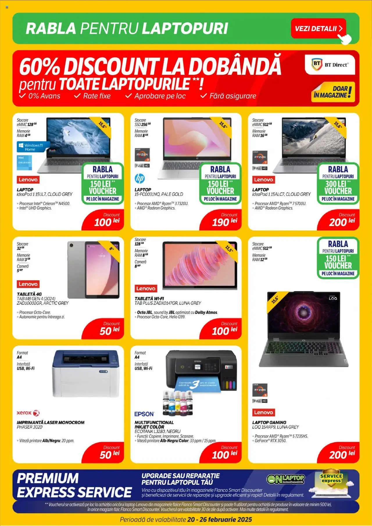 Catalog Flanco 20 - 26 Februarie 2025 | Pagina 4 | Produse: Laptop, Memorie, Tabletă, Cameră