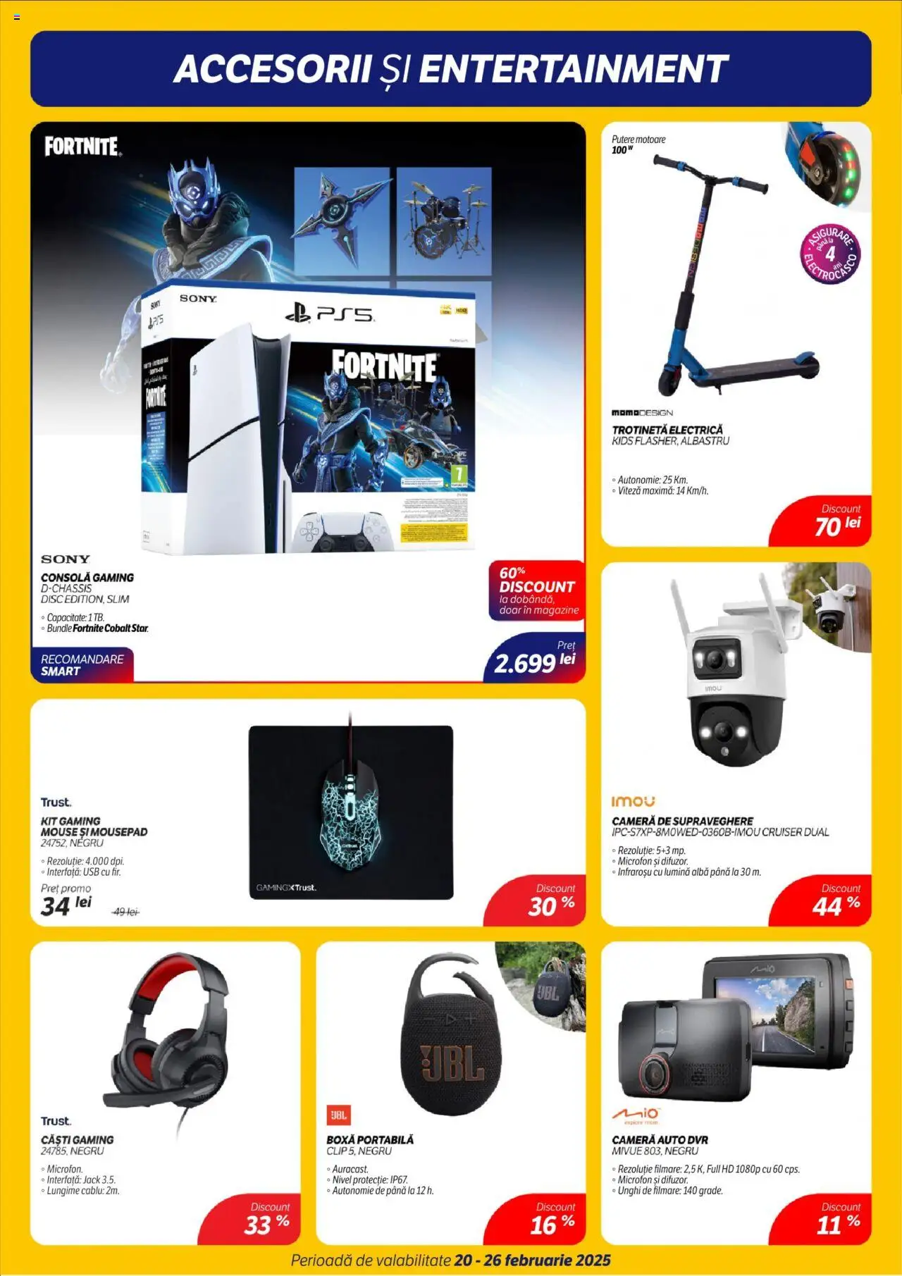Catalog Flanco 20 - 26 Februarie 2025 | Pagina 5 | Produse: Tavuk suyu, Mouse, Cameră, Boxă portabilă