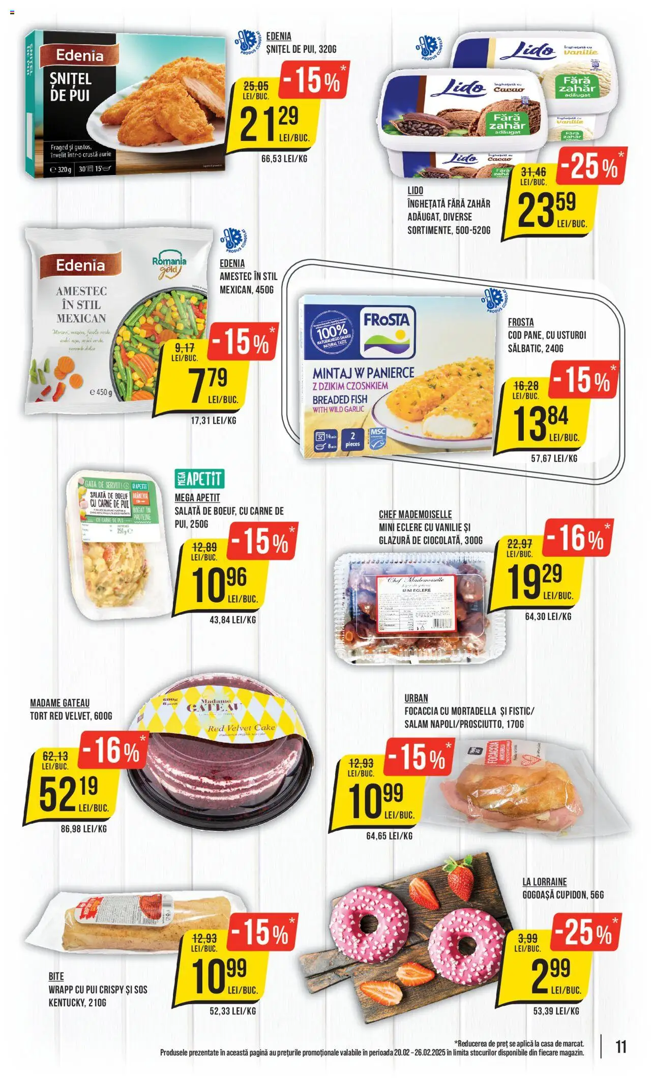 Catalog Mega Image 20 - 26 Februarie 2025 | Pagina 11 | Produse: Divan, Tort, Carne De Pui, Zahăr