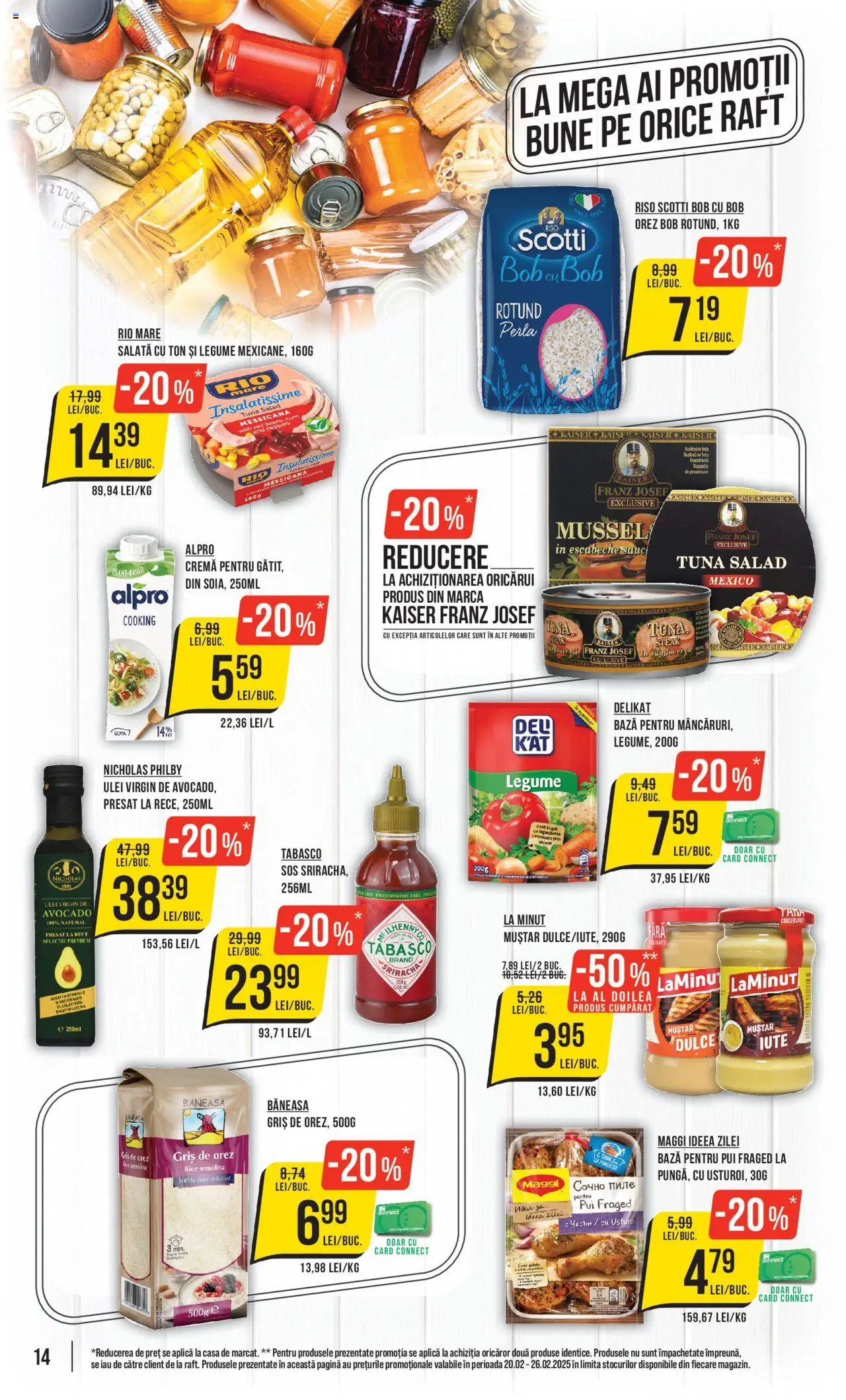 Catalog Mega Image 20 - 26 Februarie 2025 | Pagina 14 | Produse: Orez, Muștar, Legume, Sos