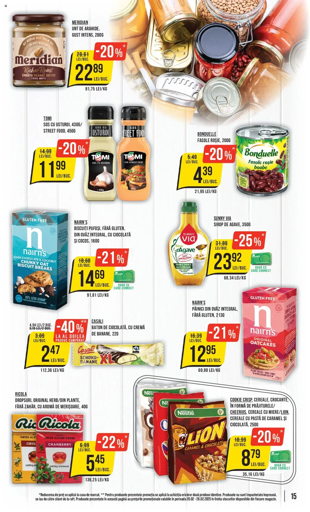 Catalog Mega Image 20 - 26 Februarie 2025 | Pagina 15 | Produse: Unt, Sirop, Biscuiți, Sos