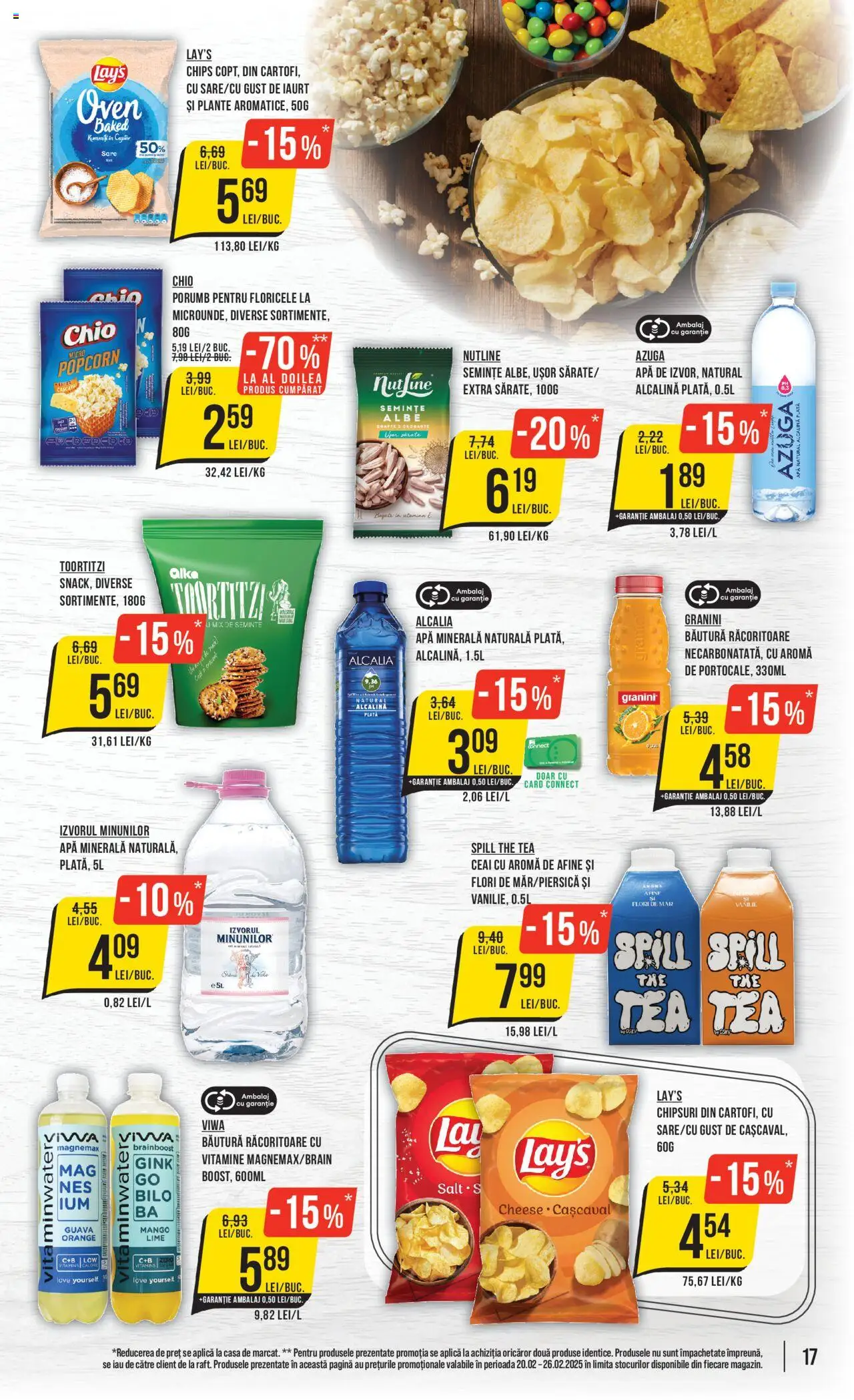 Catalog Mega Image 20 - 26 Februarie 2025 | Pagina 17 | Produse: Afine, Semințe, Iaurt, Ceai