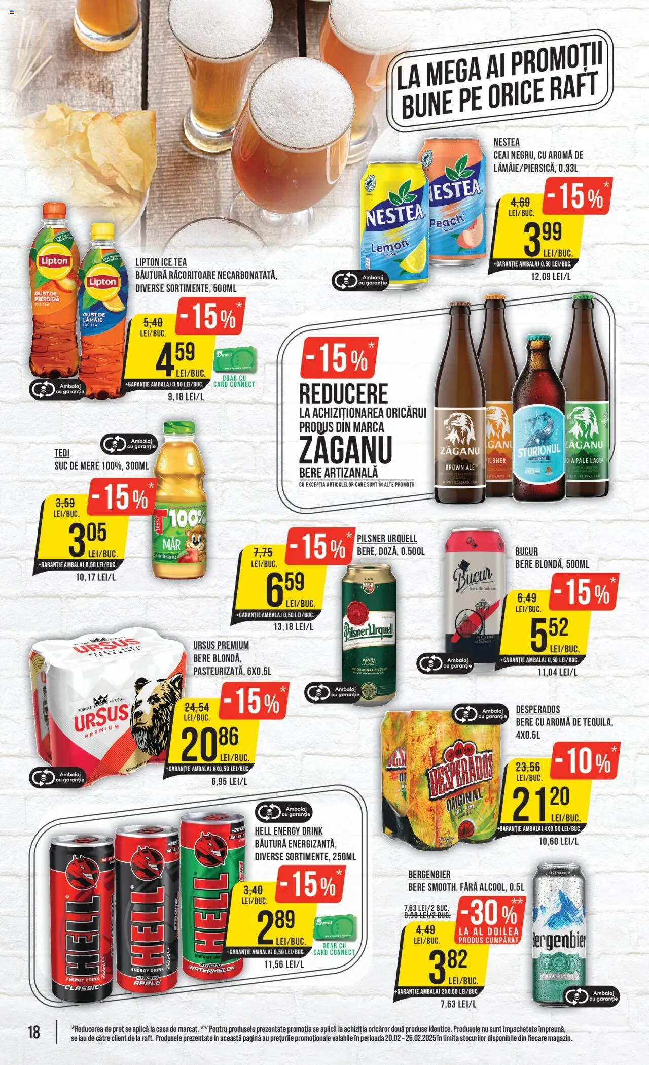Catalog Mega Image 20 - 26 Februarie 2025 | Pagina 18 | Produse: Piersică, Eğitim çantaları, Ice tea, Lămâie