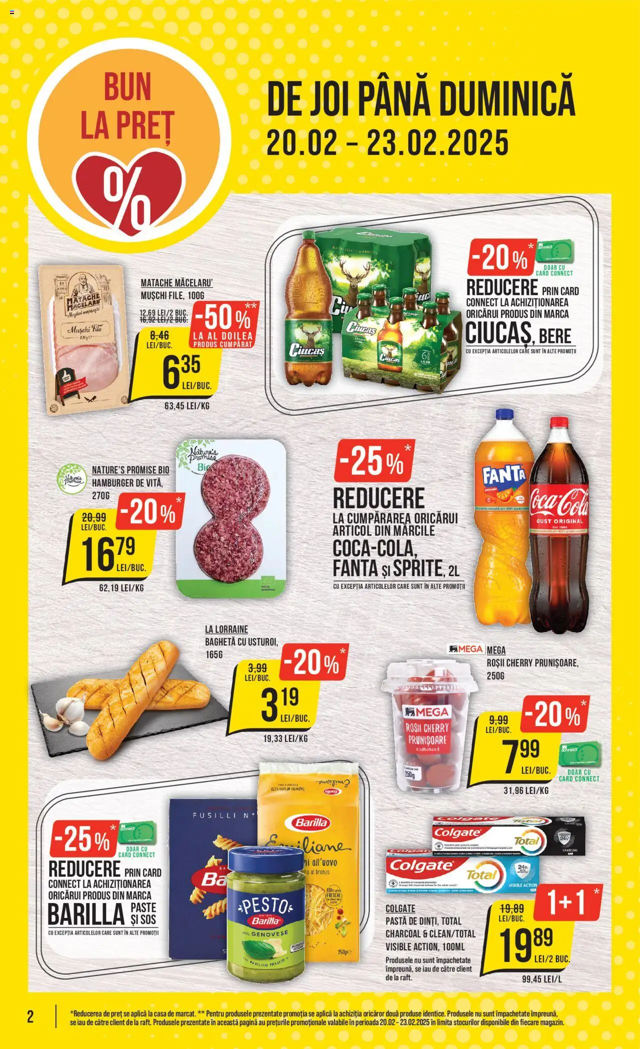 Catalog Mega Image 20 - 26 Februarie 2025 | Pagina 2 | Produse: Bere, Roșii, Paste, Sos