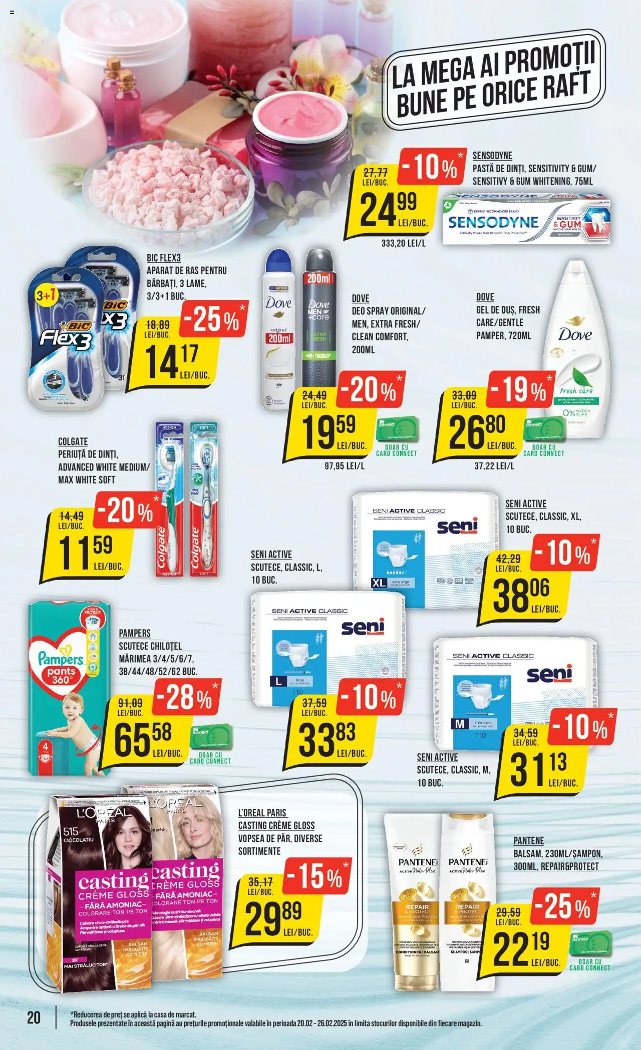 Catalog Mega Image 20 - 26 Februarie 2025 | Pagina 20 | Produse: Aparat De Ras, Vopsea, Balsam, Scutece