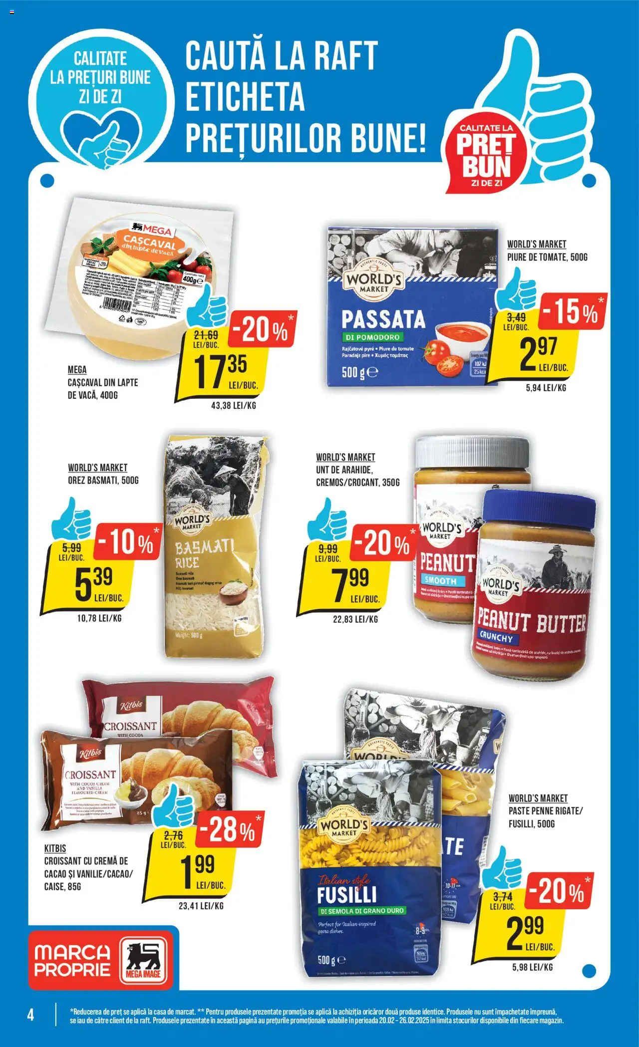 Catalog Mega Image 20 - 26 Februarie 2025 | Pagina 4 | Produse: Delgeç, Unt, Paste, Cacao