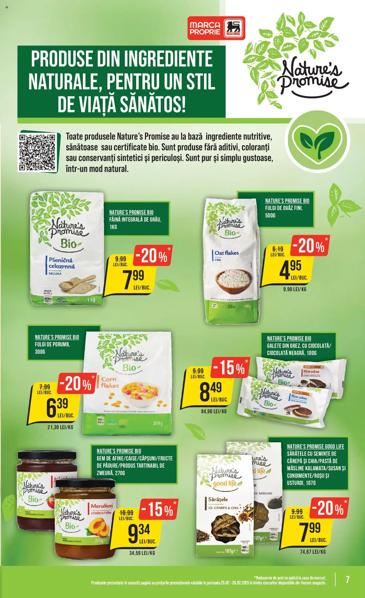 Catalog Mega Image 20 - 26 Februarie 2025 | Pagina 7 | Produse: Şerit ödül, Măsline, Ciocolată, Făină