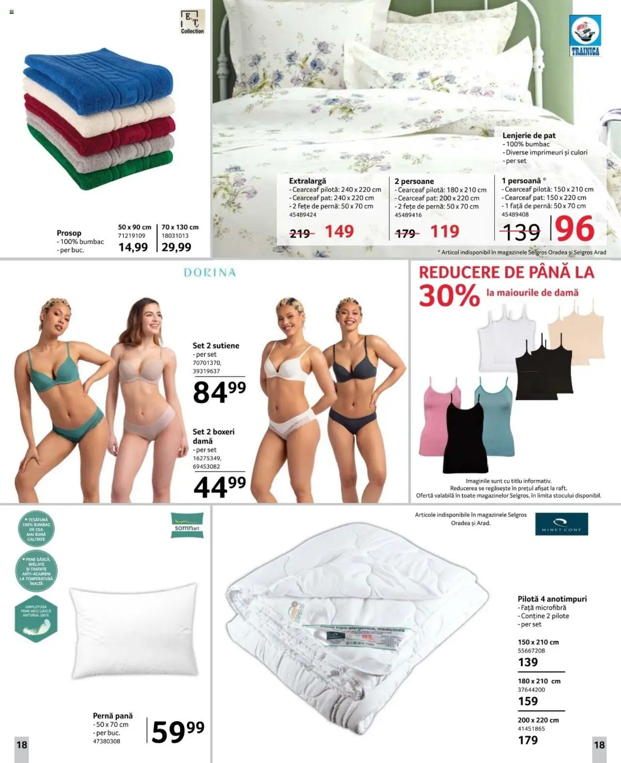 Catalog Selgros 21 Februarie - 6 Martie 2025 | Pagina 18 | Produse: Pat, Pilotă, Mici, Față de pernă