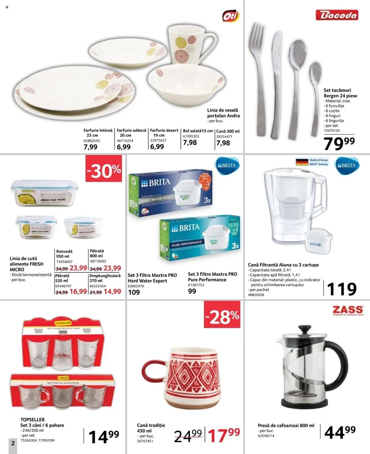 Catalog Selgros 21 Februarie - 6 Martie 2025 | Pagina 2 | Produse: Pahare, Presă, Farfurie, Apă