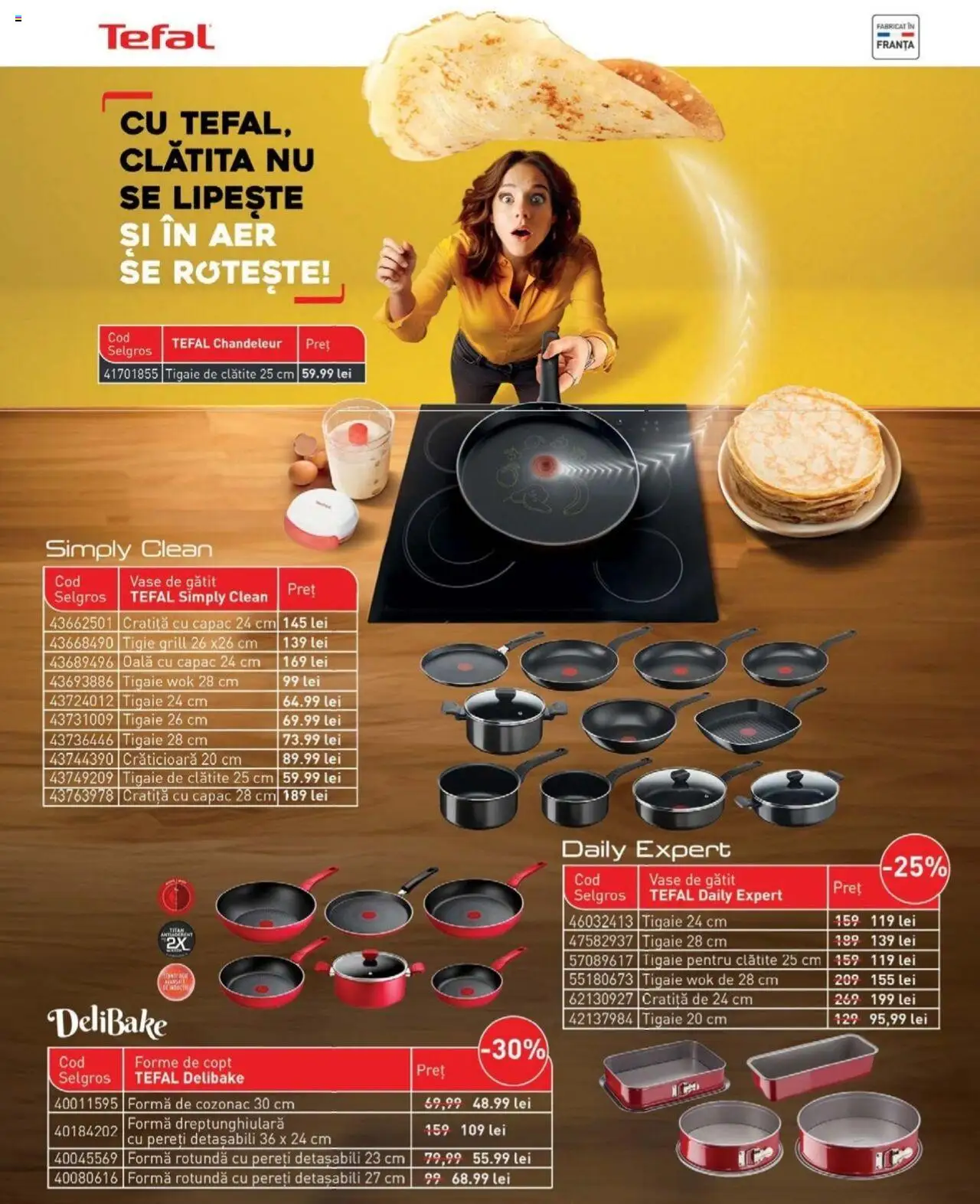 Catalog Selgros 21 Februarie - 6 Martie 2025 | Pagina 3 | Produse: Tigaie, Grill, Oală, Clătite