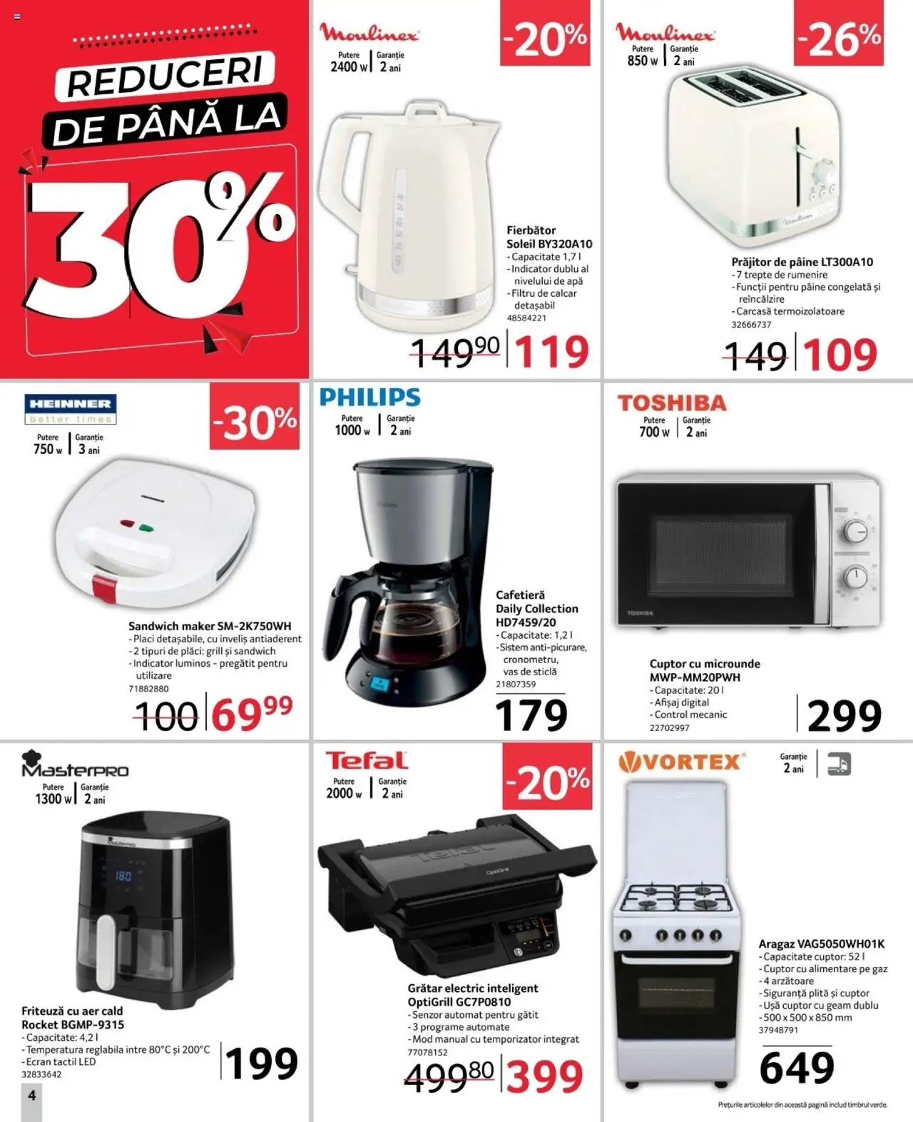 Catalog Selgros 21 Februarie - 6 Martie 2025 | Pagina 4 | Produse: Aragaz, Grill, Grătar, Ușă
