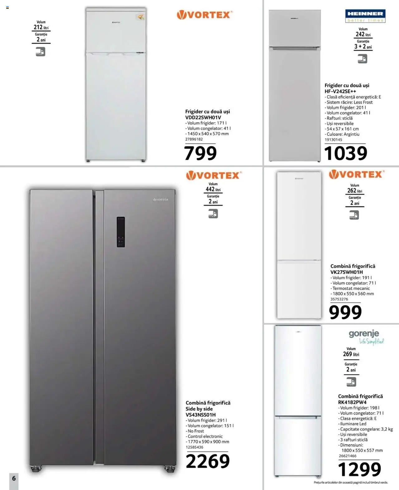 Catalog Selgros 21 Februarie - 6 Martie 2025 | Pagina 6 | Produse: Frigider, Congelator, Babak, Combină frigorifică