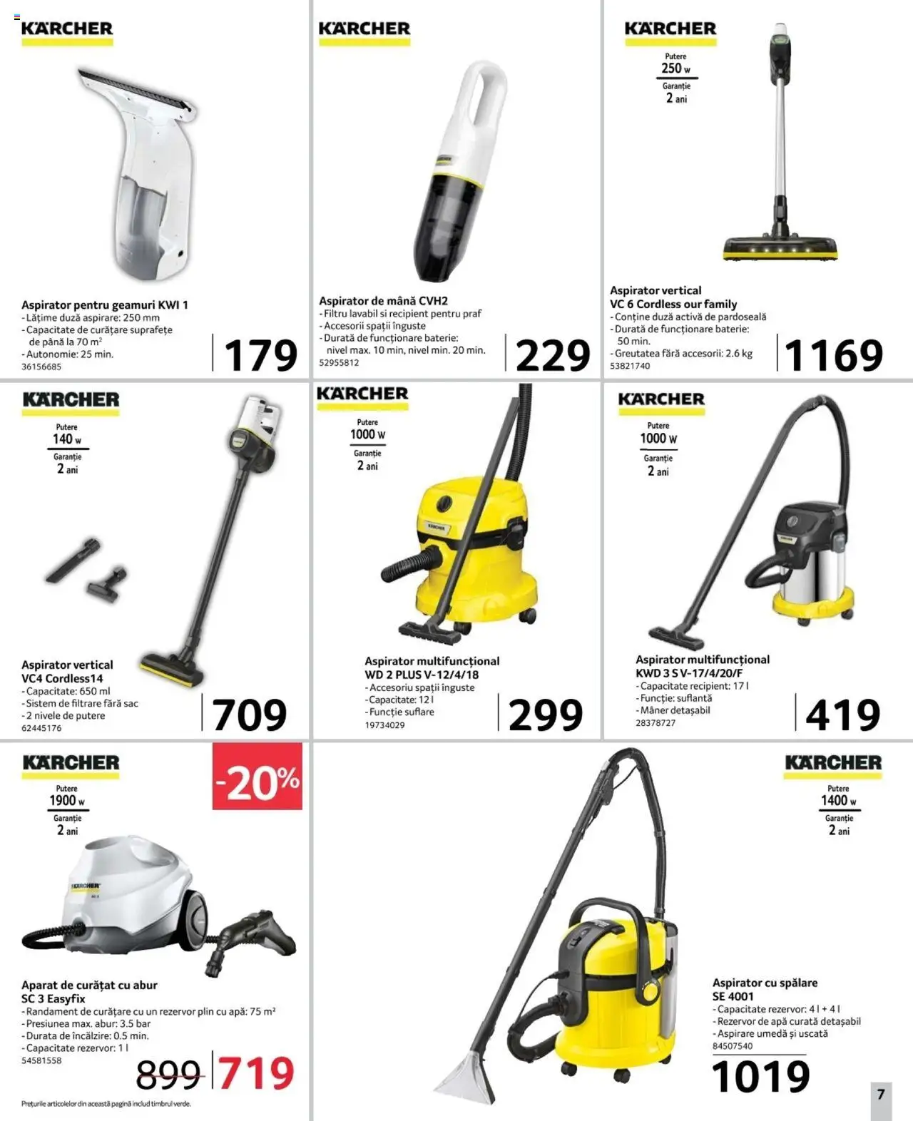 Catalog Selgros 21 Februarie - 6 Martie 2025 | Pagina 7 | Produse: Suflantă, Aspirator, Baterie, Apă