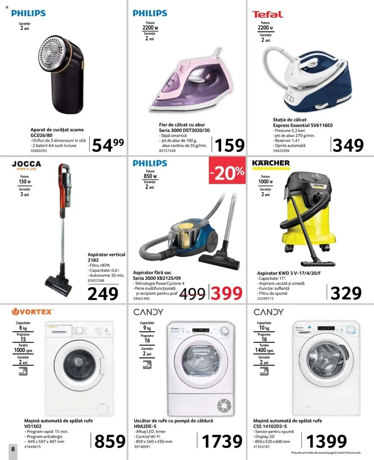 Catalog Selgros 21 Februarie - 6 Martie 2025 | Pagina 8 | Produse: Enginar, Suflantă, Aspirator, Baterii