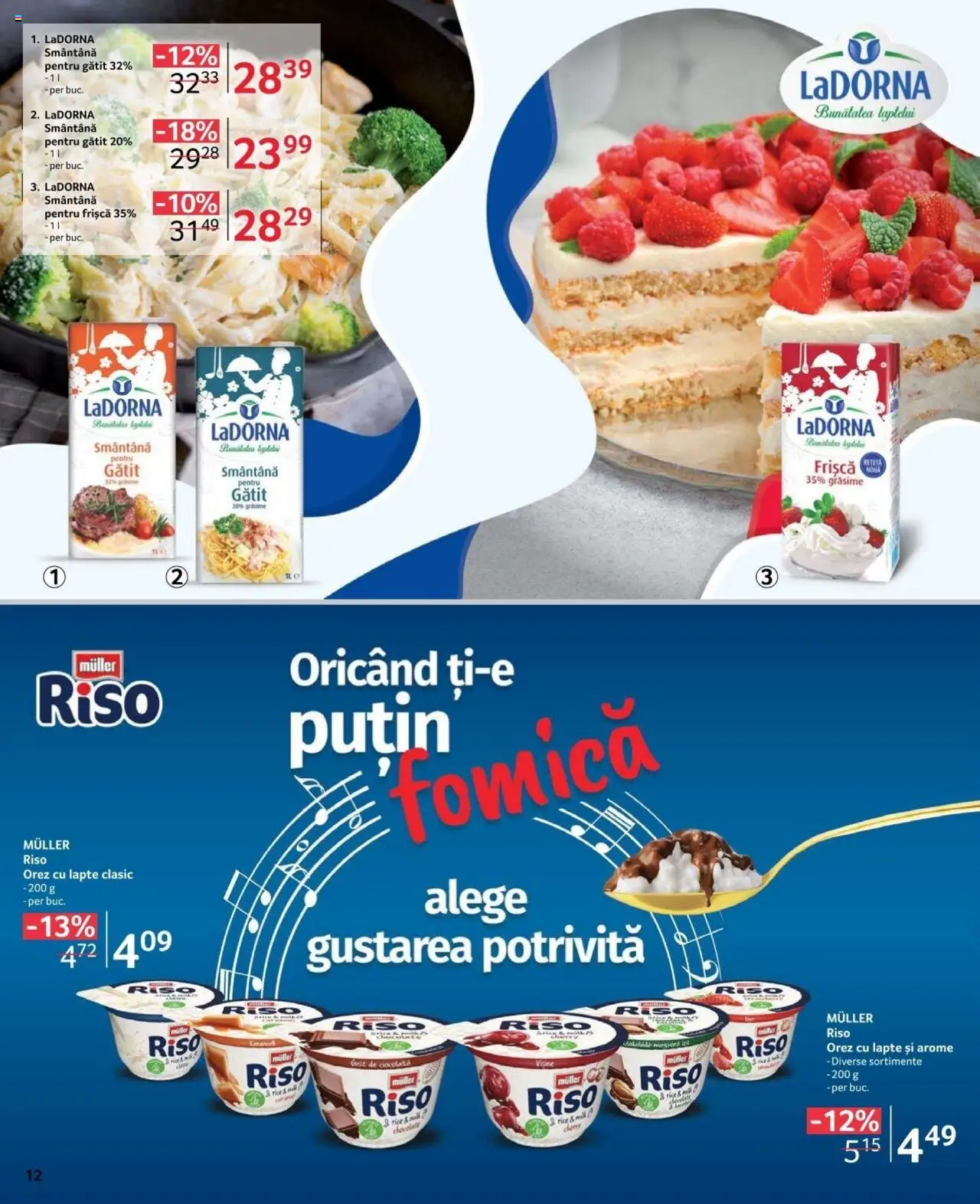Catalog Selgros 21 Februarie - 6 Martie 2025 | Pagina 12 | Produse: Lapte, Ciocolată, Frișcă, Smântână
