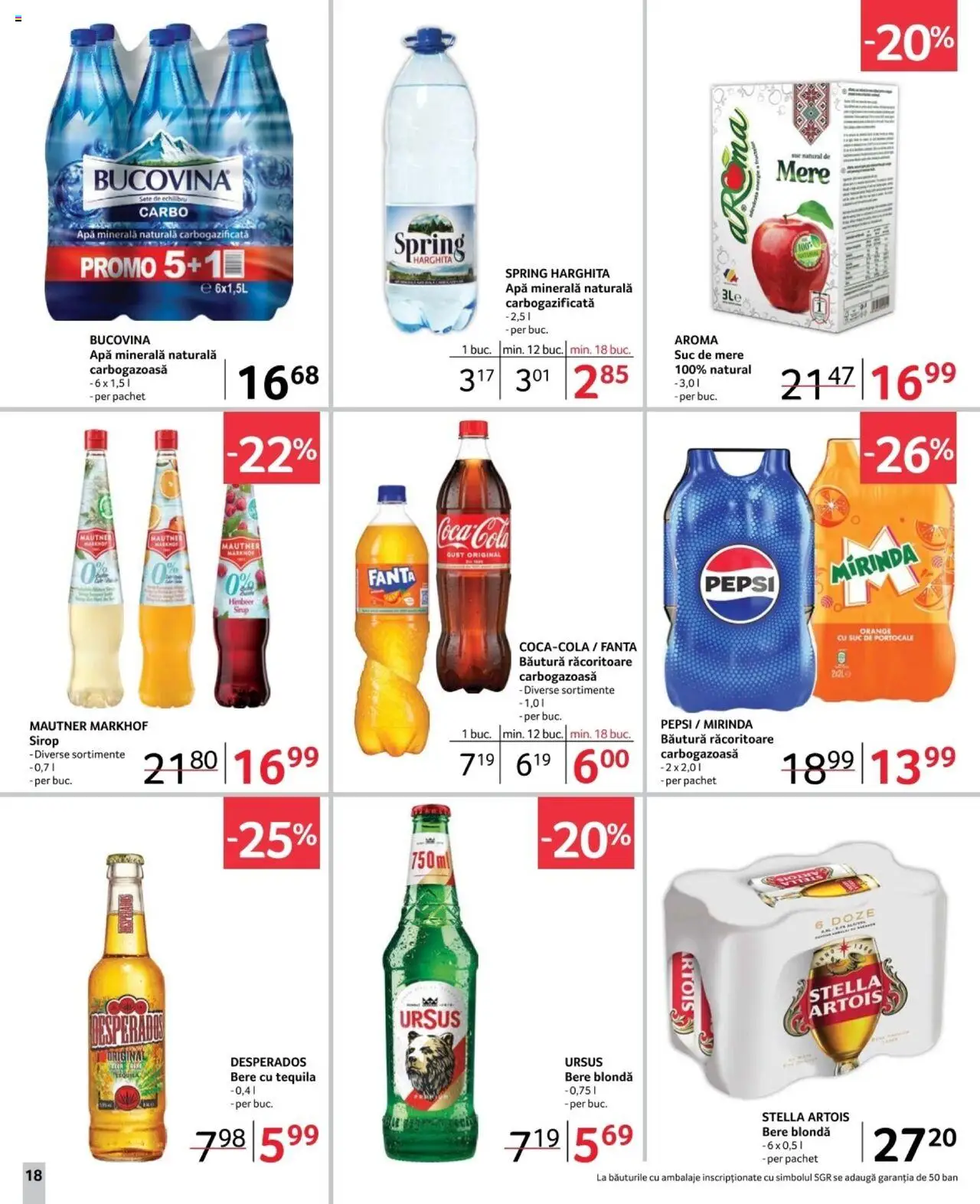 Catalog Selgros 21 Februarie - 6 Martie 2025 | Pagina 18 | Produse: Yazı tahtası kalemi, Bere, Mere, Sirop