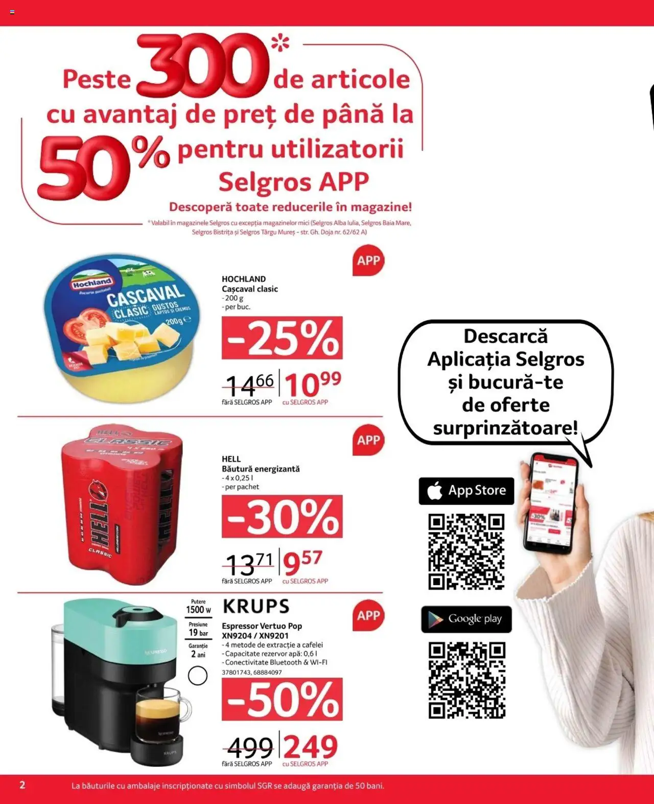 Catalog Selgros 21 Februarie - 6 Martie 2025 | Pagina 2 | Produse: Espressor, Cașcaval, Mici, Pește
