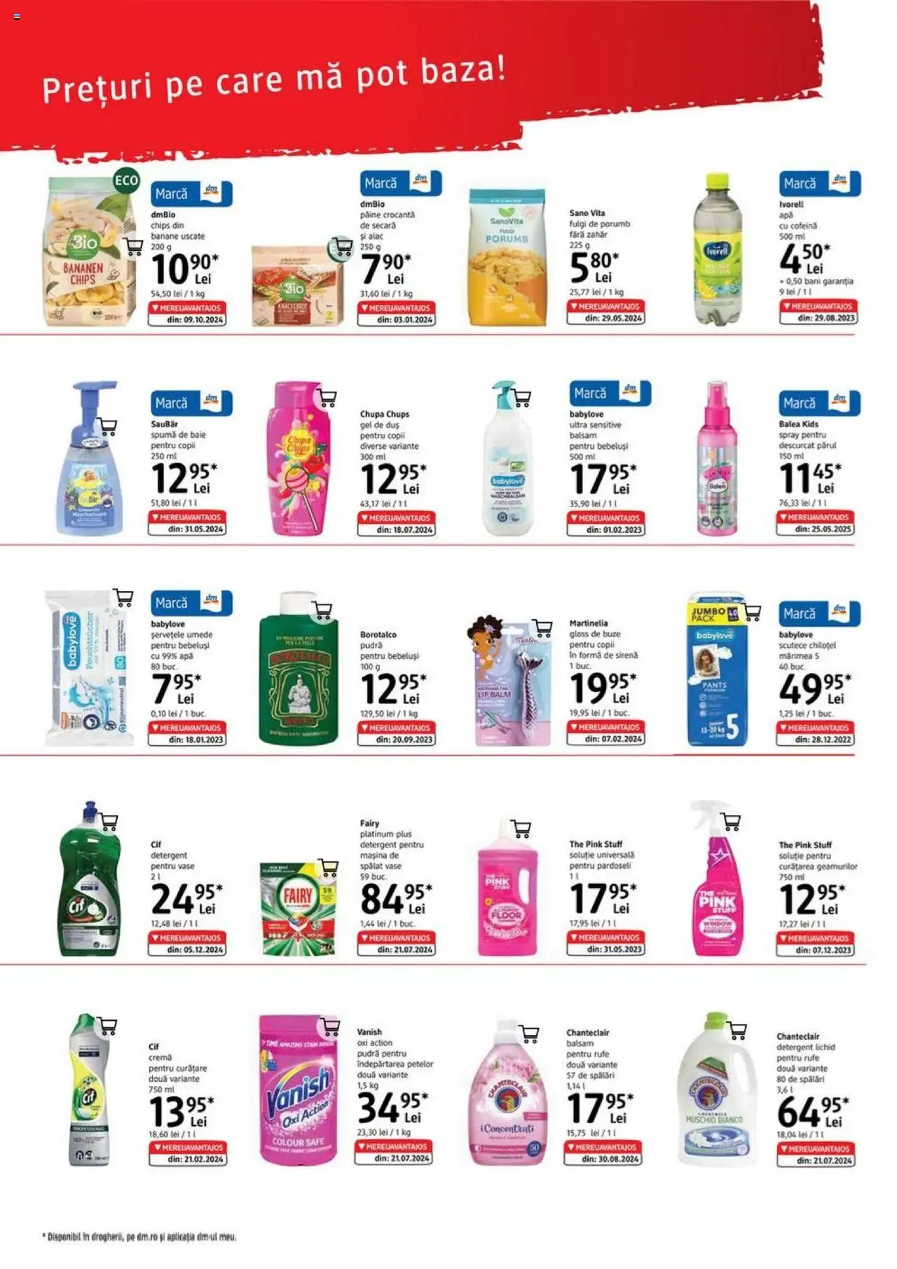 Catalog DM Drogerie Markt 20 Februarie - 18 Martie 2025 | Pagina 3 | Produse: Detergent, Çelik Mama ve Su Kabı, Scutece, Apă
