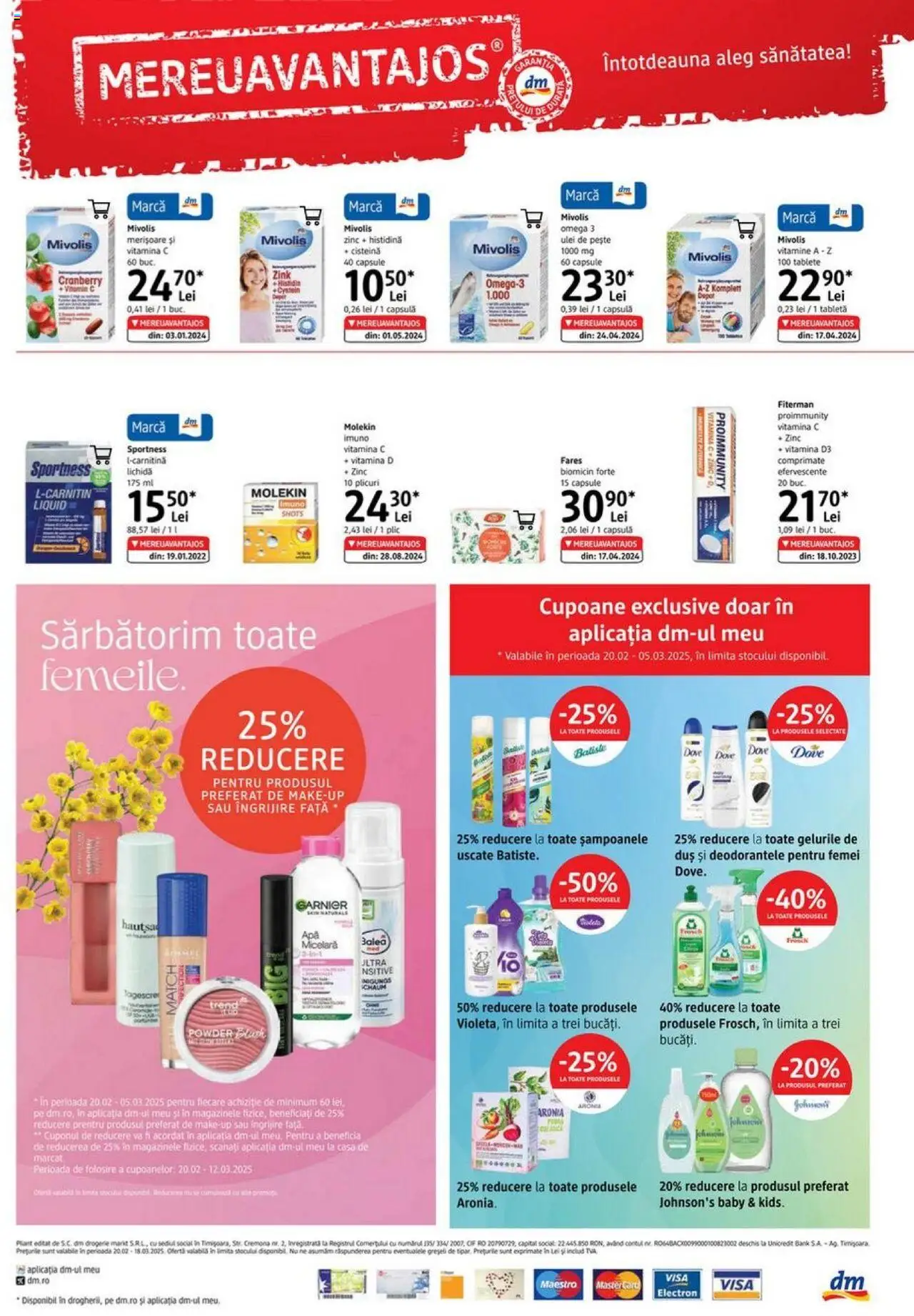 Catalog DM Drogerie Markt 20 Februarie - 18 Martie 2025 | Pagina 4 | Produse: Tabletă, Duș, Ulei, Pește