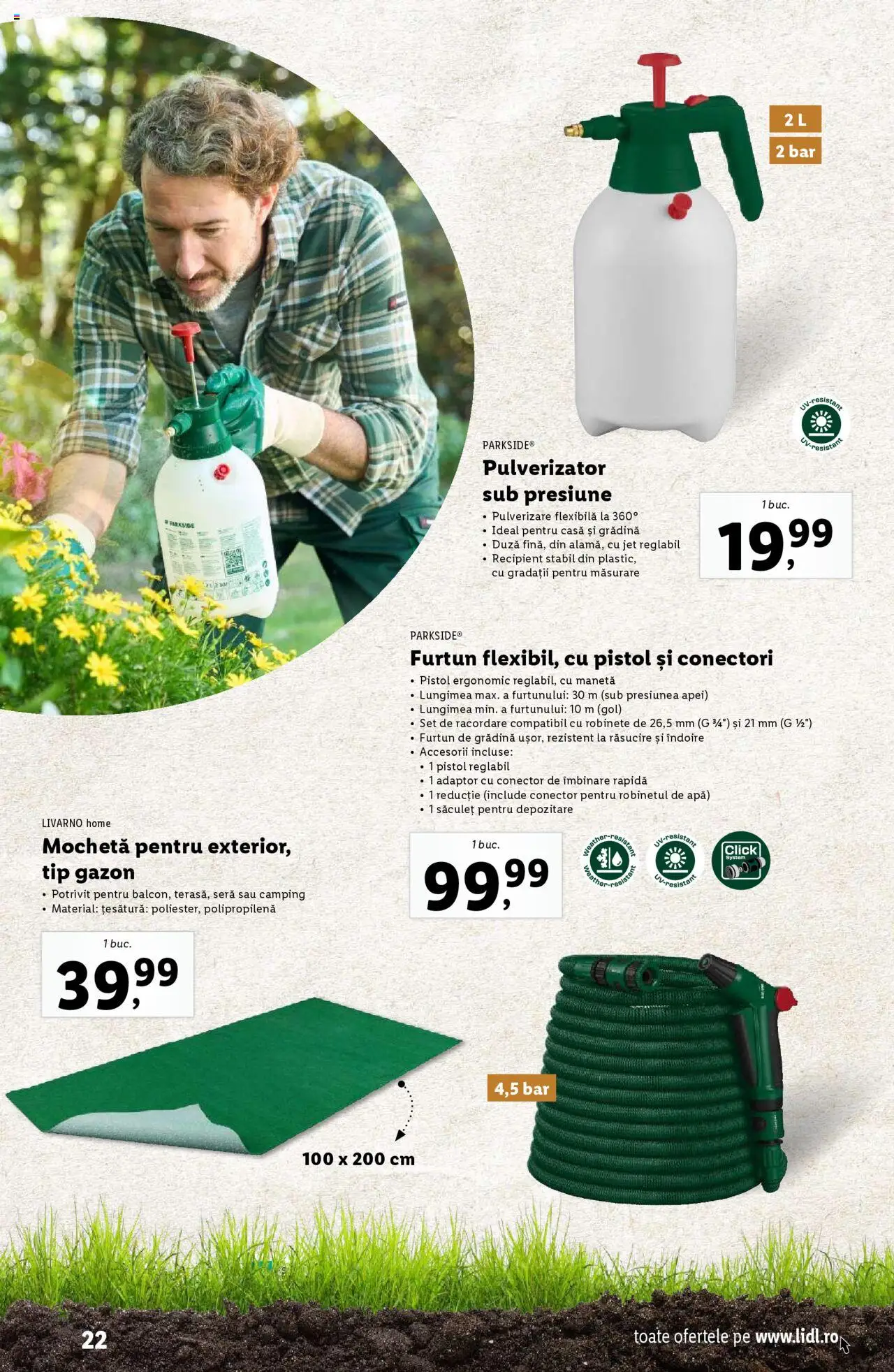 Catalog LIDL 24 Februarie - 13 Aprilie 2025 | Pagina 22 | Produse: Conector, Adaptor, Mochetă, Apă
