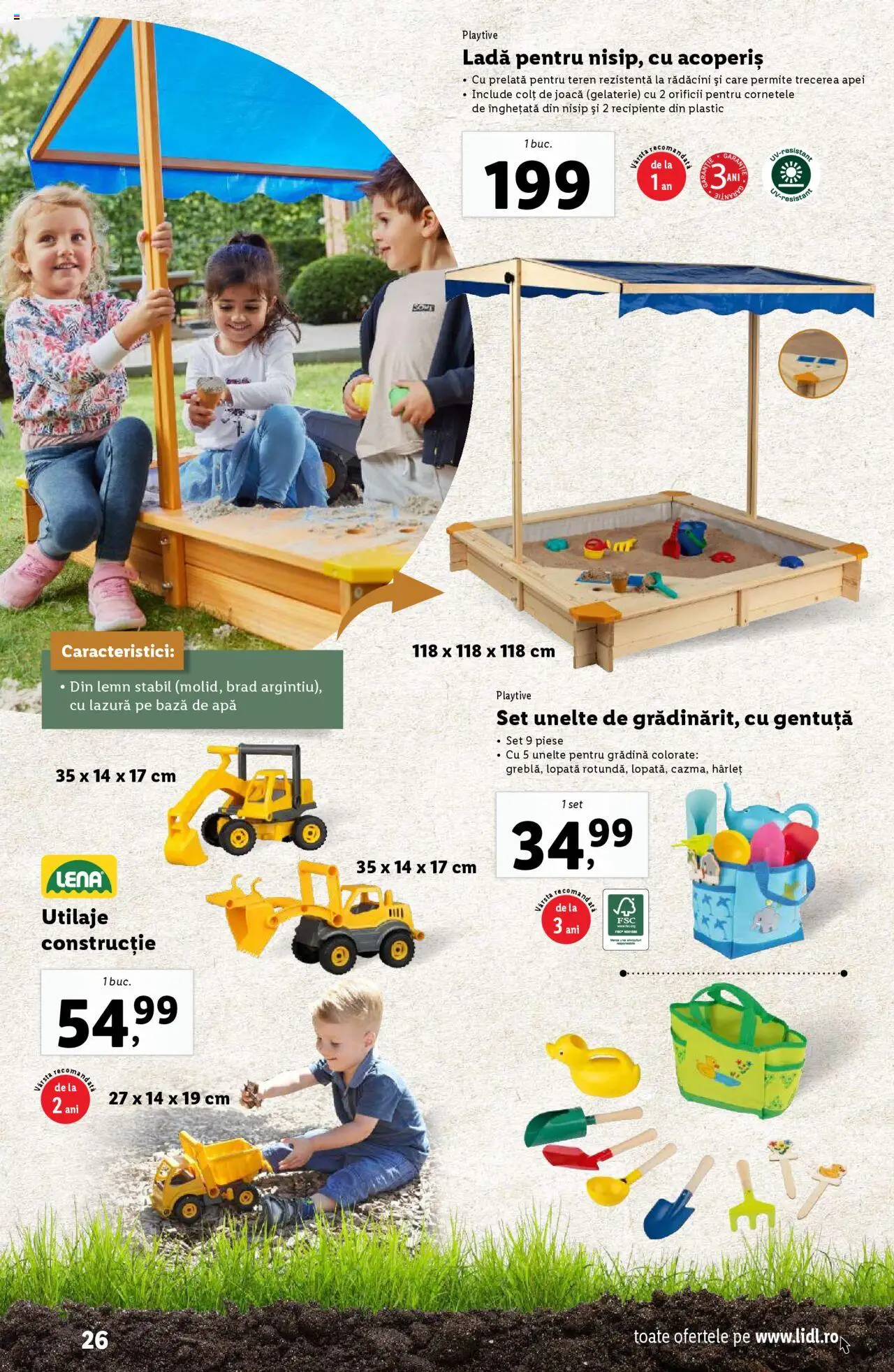 Catalog LIDL 24 Februarie - 13 Aprilie 2025 | Pagina 26 | Produse: Recipiente, Lazură, Înghețată, Apă