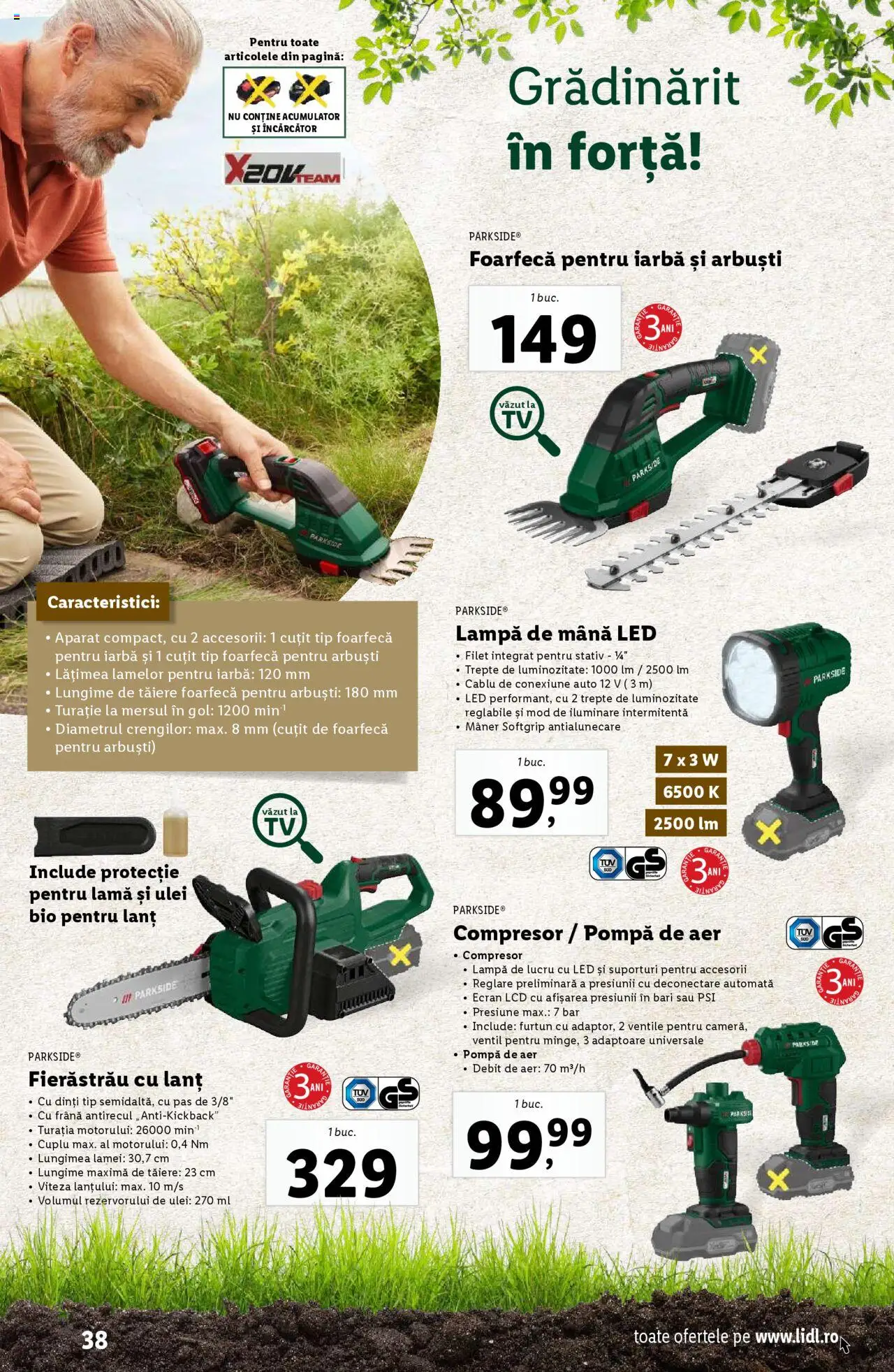 Catalog LIDL 24 Februarie - 13 Aprilie 2025 | Pagina 38 | Produse: Încărcător, Cablu, Babak, Ulei