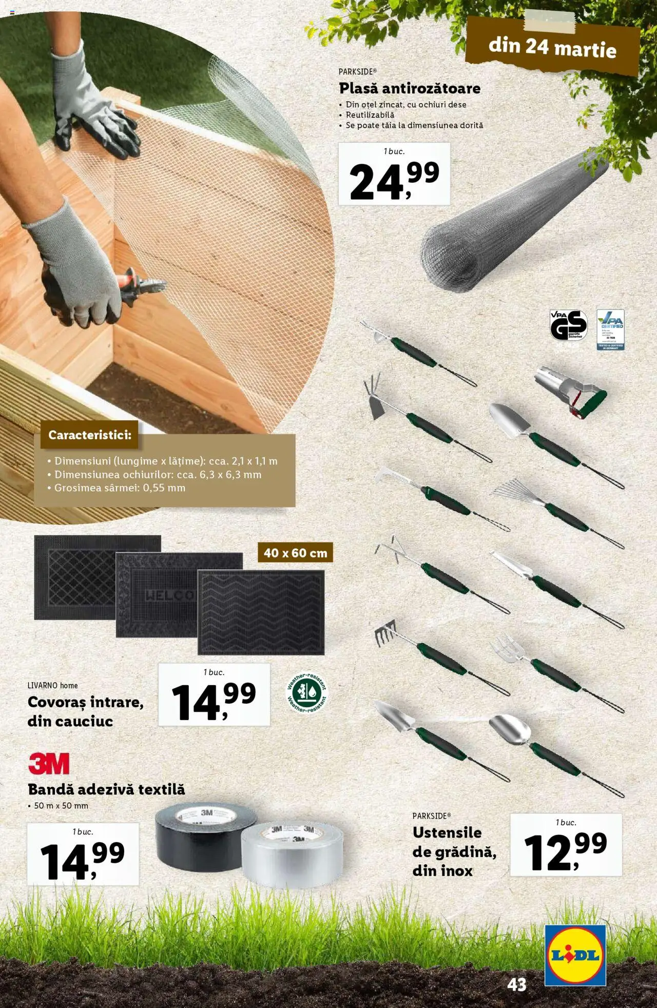 Catalog LIDL 24 Februarie - 13 Aprilie 2025 | Pagina 43