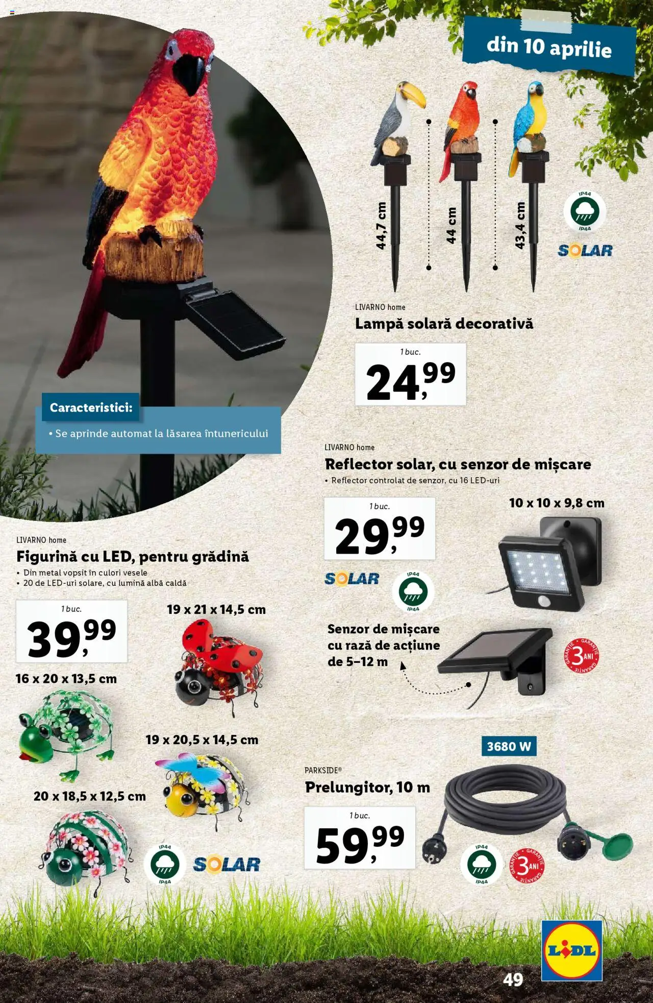 Catalog LIDL 24 Februarie - 13 Aprilie 2025 | Pagina 49 | Produse: Tavuk suyu, T cetveli, Lampă