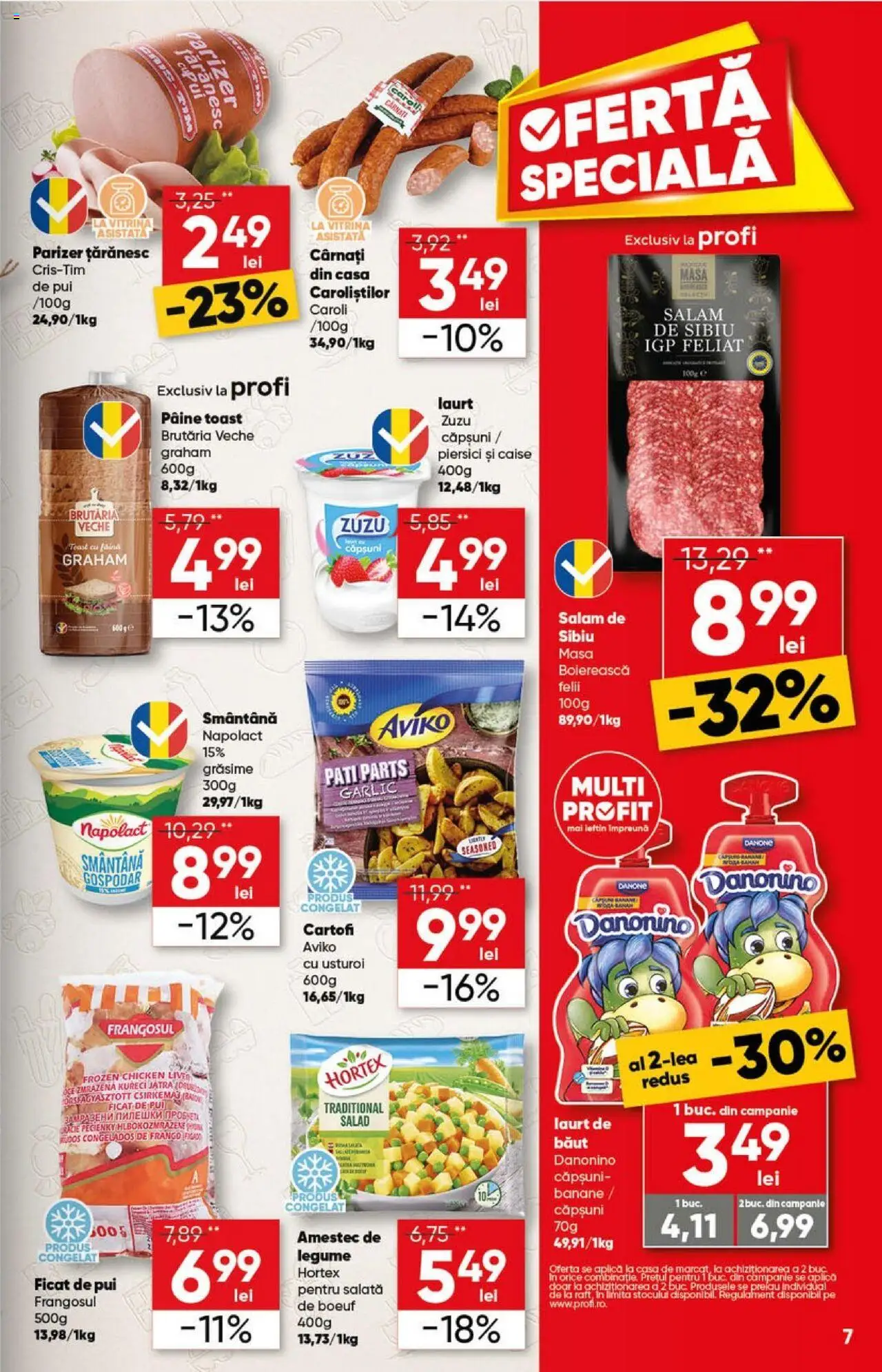Catalog Profi 19 Februarie - 4 Martie 2025 | Pagina 7 | Produse: Vitrină, Smântână, Ahtapot, Usturoi