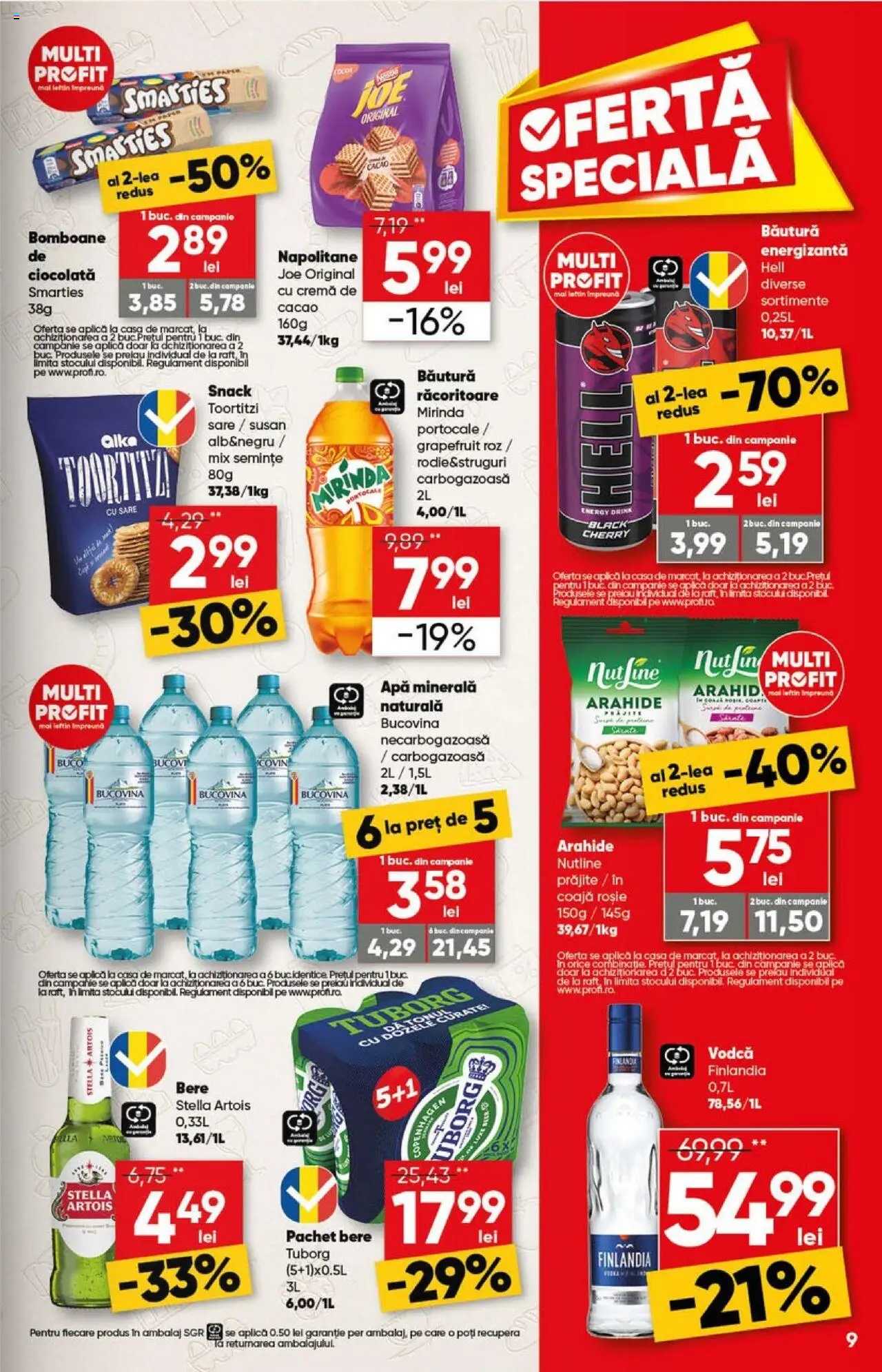 Catalog Profi 19 Februarie - 4 Martie 2025 | Pagina 9 | Produse: Arahide, Napolitane, Cremă, Sare
