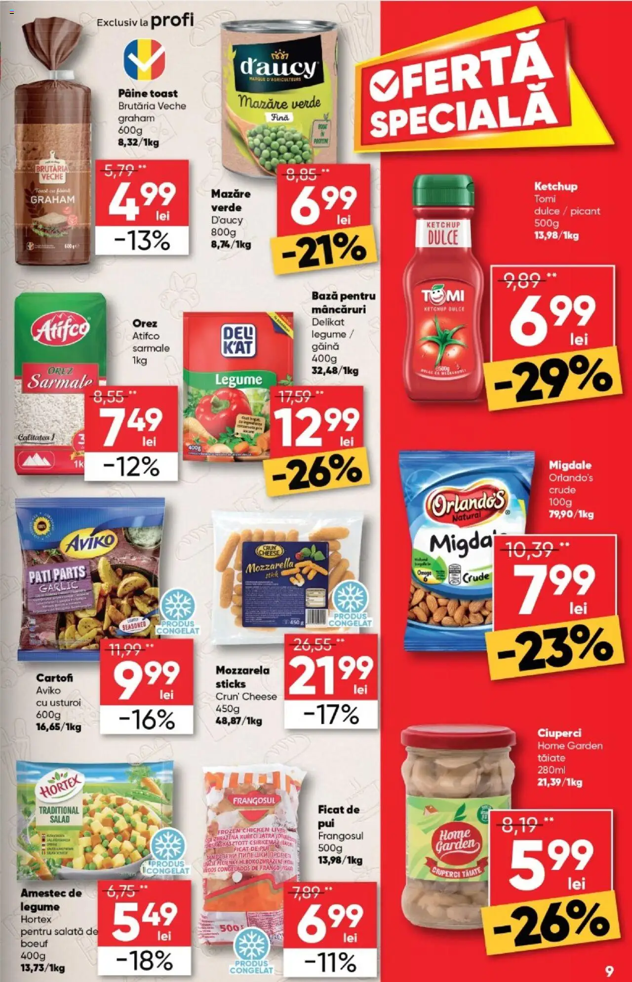 Catalog Profi 19 Februarie - 4 Martie 2025 | Pagina 9 | Produse: Mazăre, Migdale, Salată, Cartofi