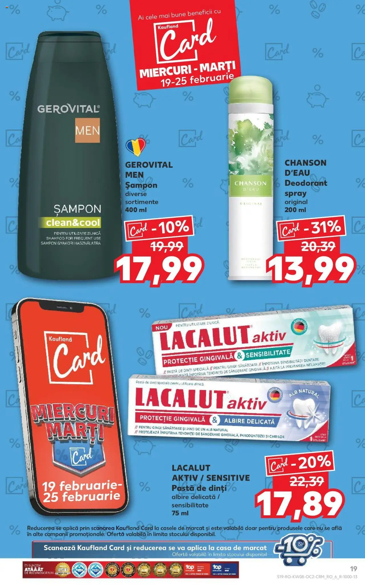 Catalog Kaufland 19 - 25 Februarie 2025 | Pagina 19 | Produse: Șampon, Deodorant, Pastă de dinți