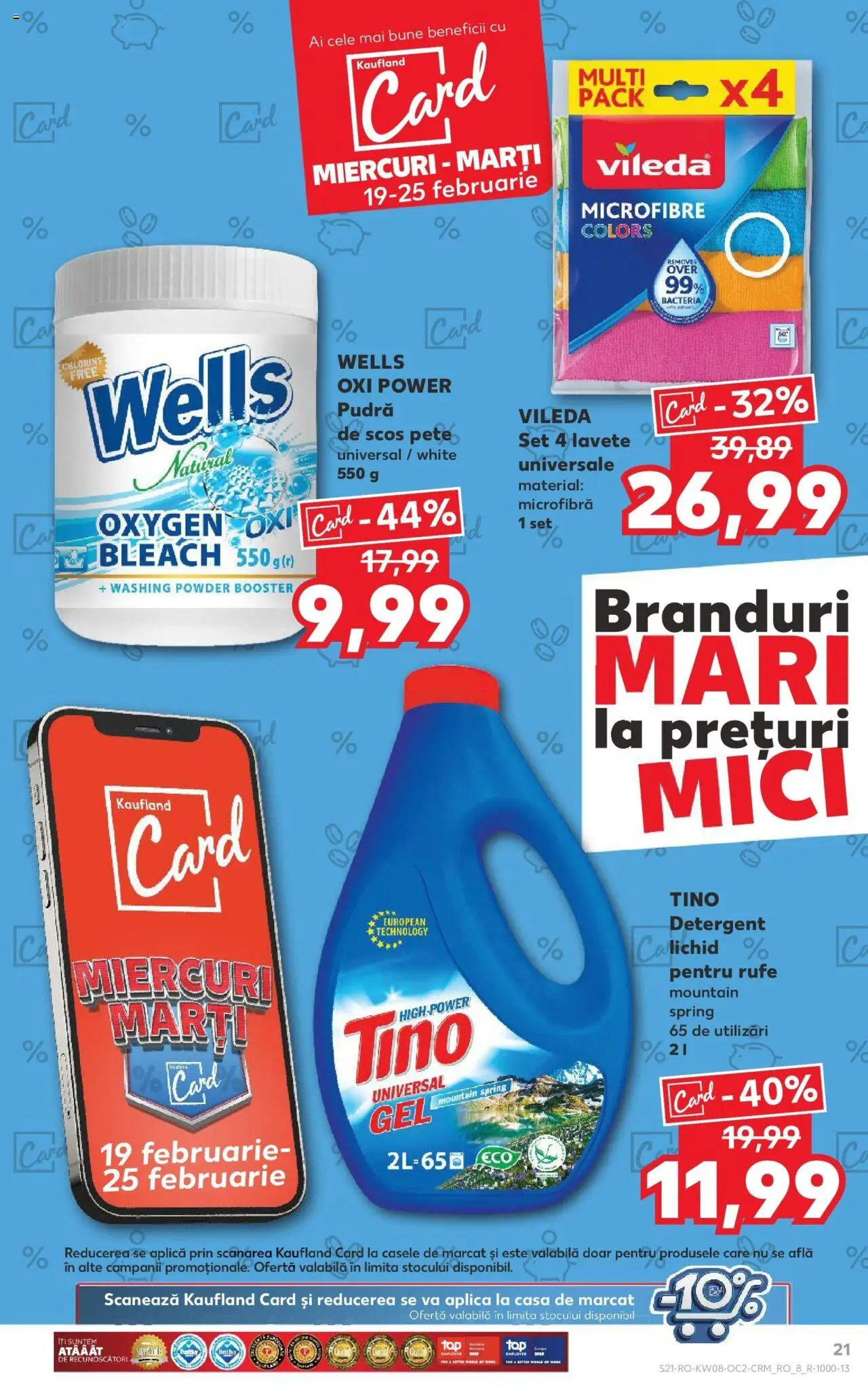 Catalog Kaufland 19 - 25 Februarie 2025 | Pagina 21 | Produse: Mici, Pudră, Detergent, Lavete
